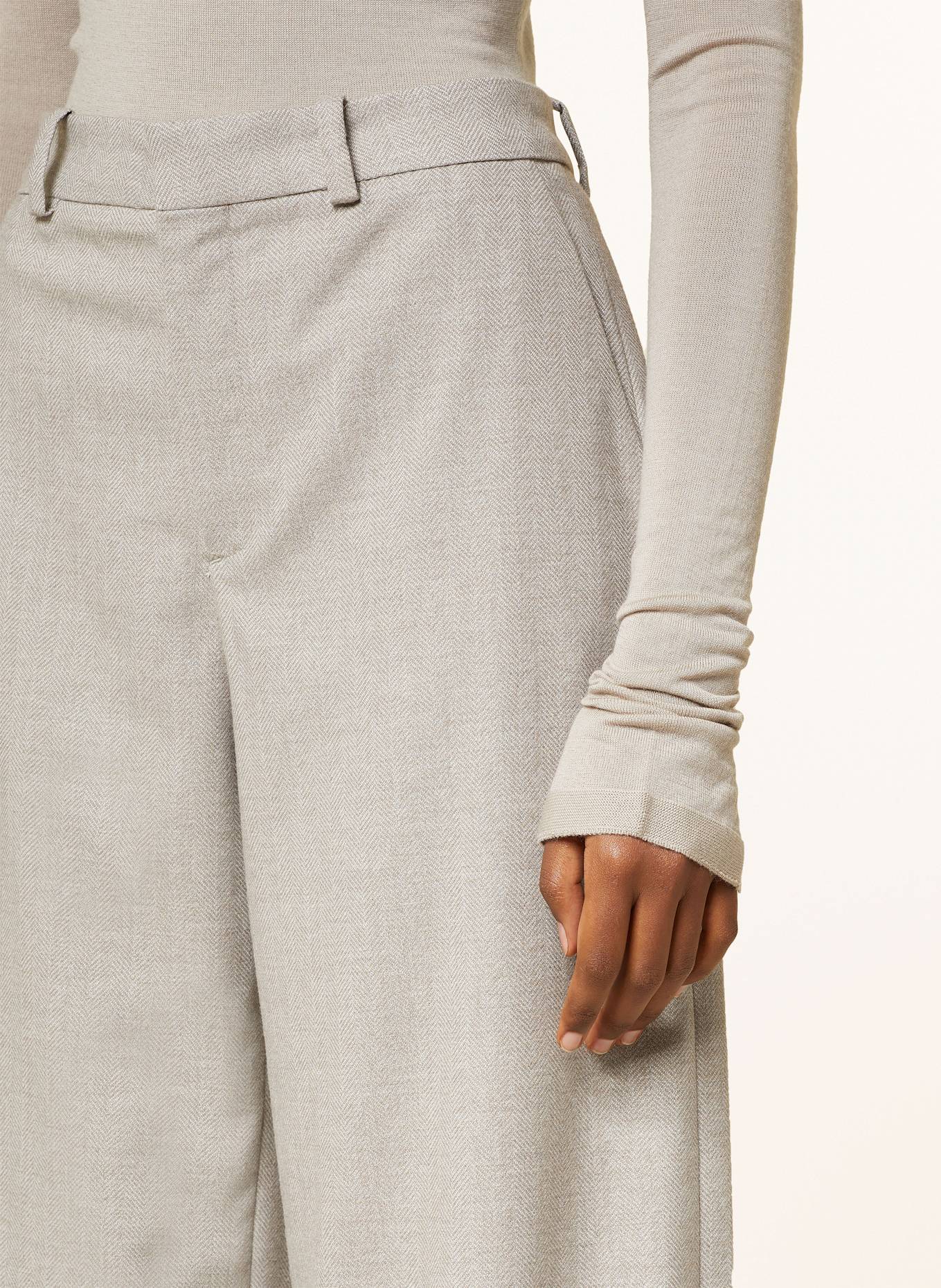 DRYKORN Marlenehose DESK: HELLBRAUN