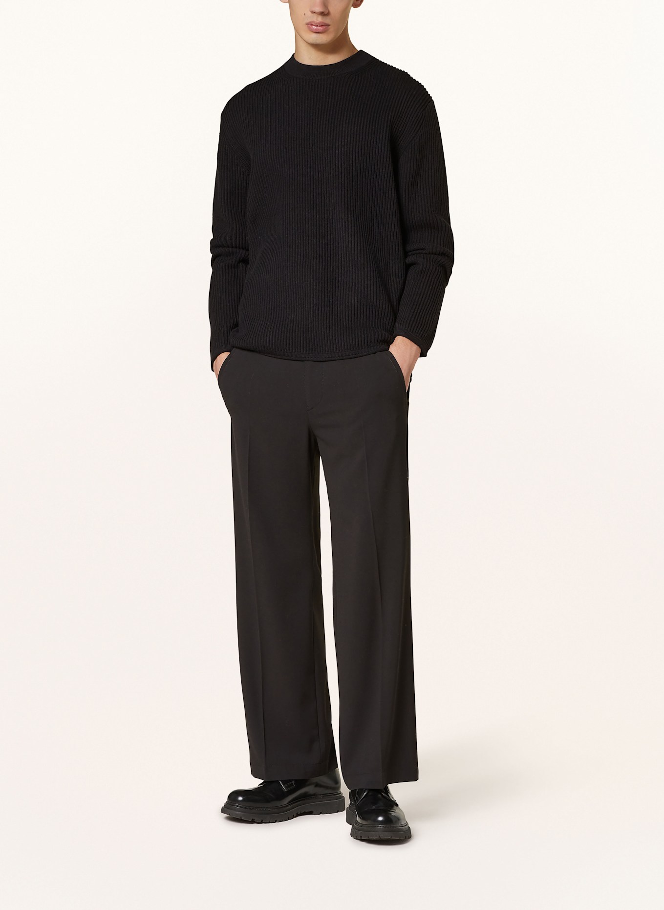 DRYKORN Sweter LEANDO: CZARNY