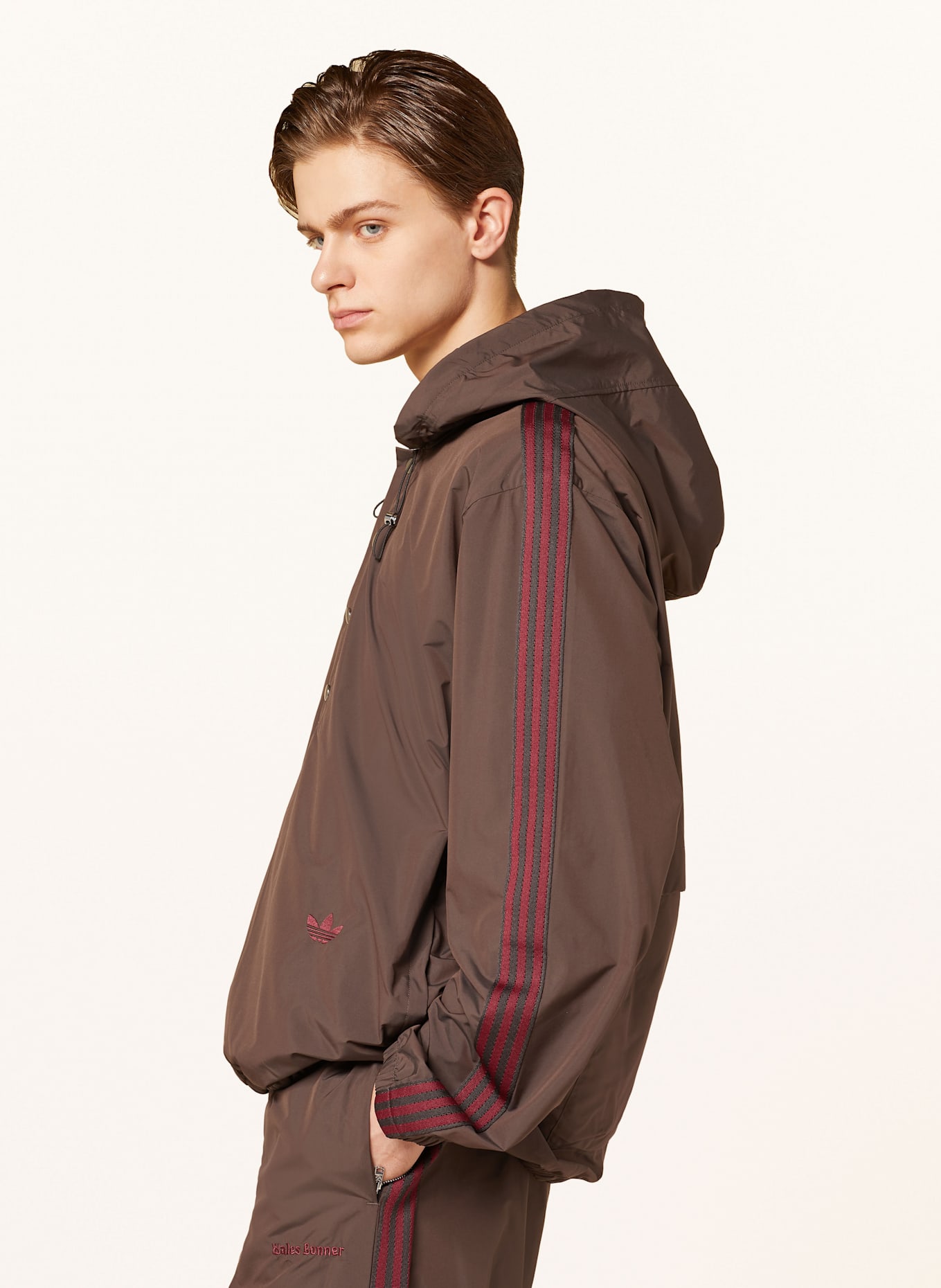 adidas WALES BONNER tuxedo stripe jacket with galon stripes adidas Wales Bonner