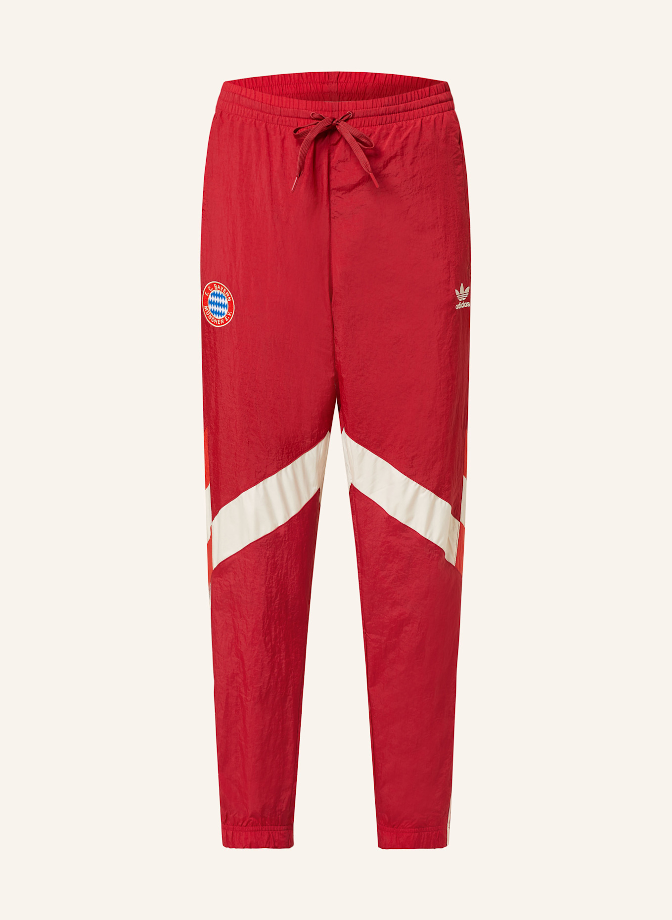 adidas Trainingshose FC Bayern Munchen ORIGINALS in dunkelrot ecru rot