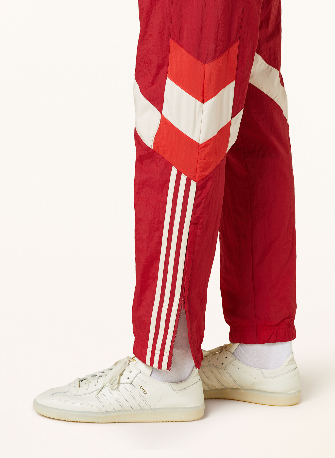 Adidas originals pants red shop
