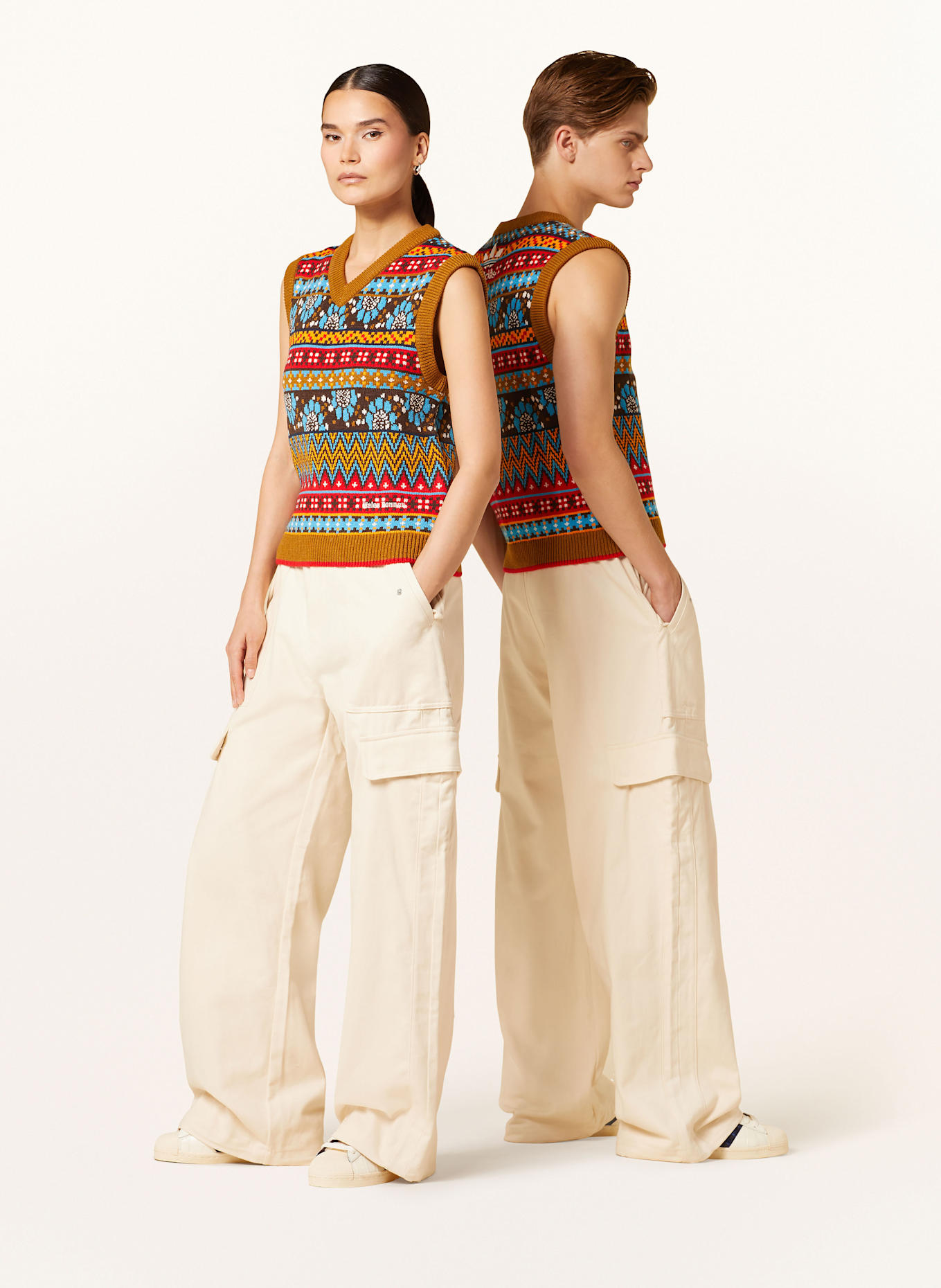 adidas Cargohose: HELLGELB