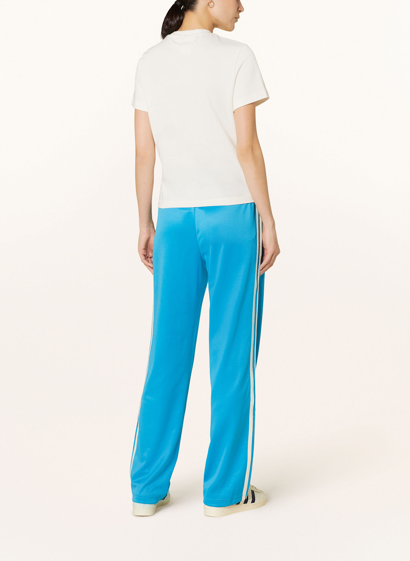 adidas Tričko: BÍLÁ