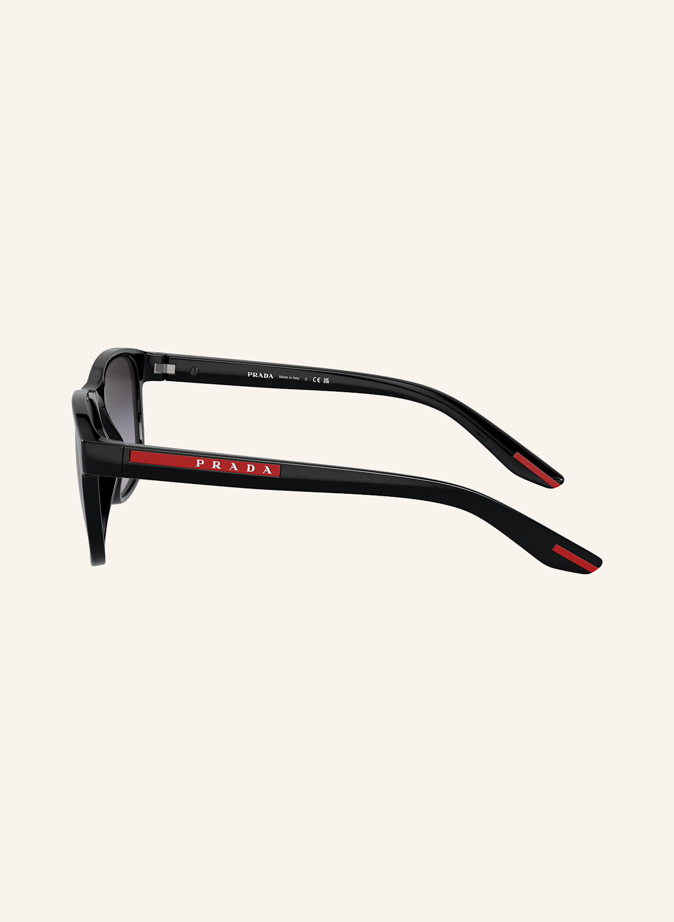 PRADA LINEA ROSSA Sonnenbrille PS 06YS: 1AB09U - SCHWARZ/ GRAU VERLAUF