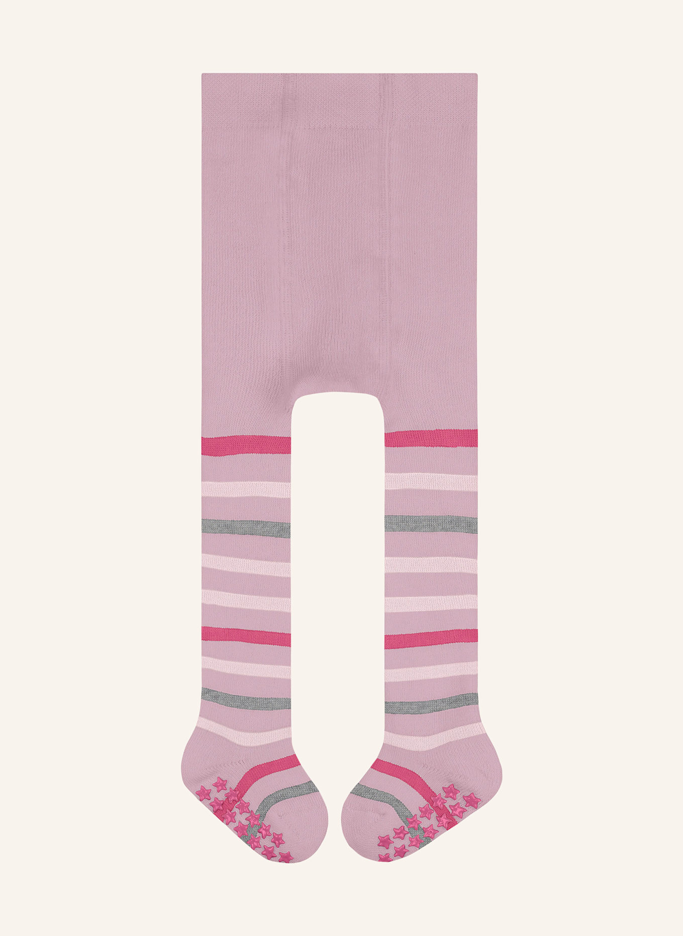 FALKE Stopper-Strumpfhose MULTI STRIPE : 8666 ROSEWATER