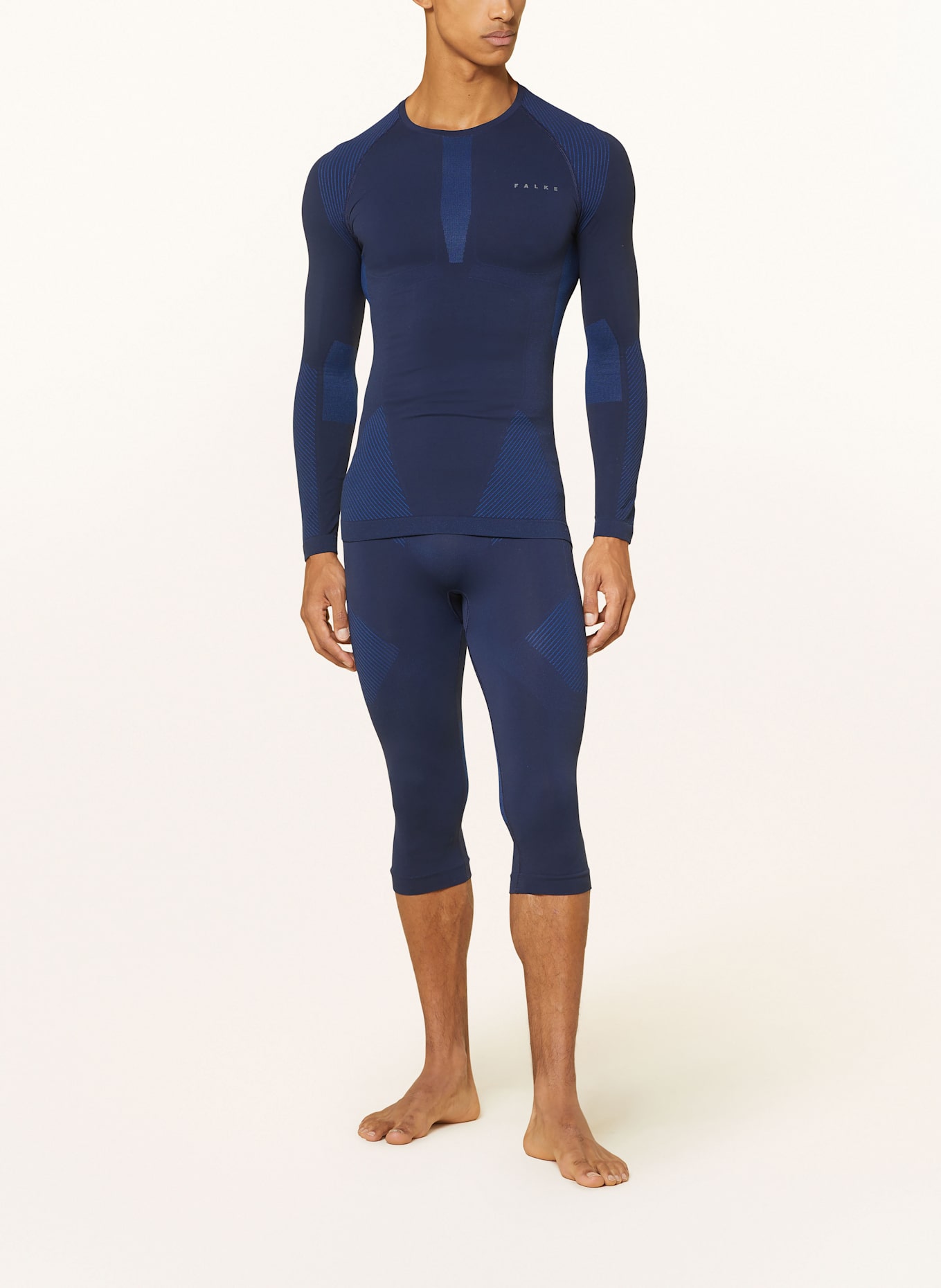 FALKE Koszulka funkcyjna WARM: NIEBIESKI / GRANATOWY