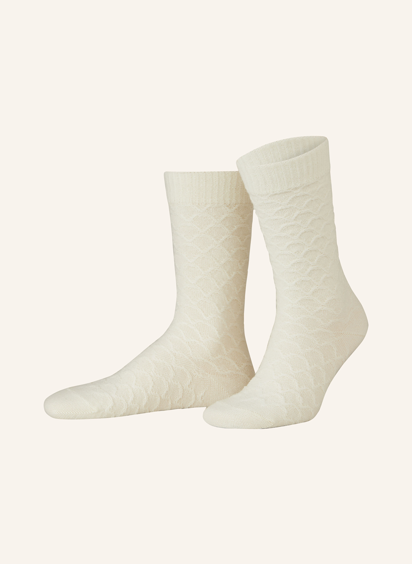 FALKE Socken COLOSSAL NEST: 2059 off-white