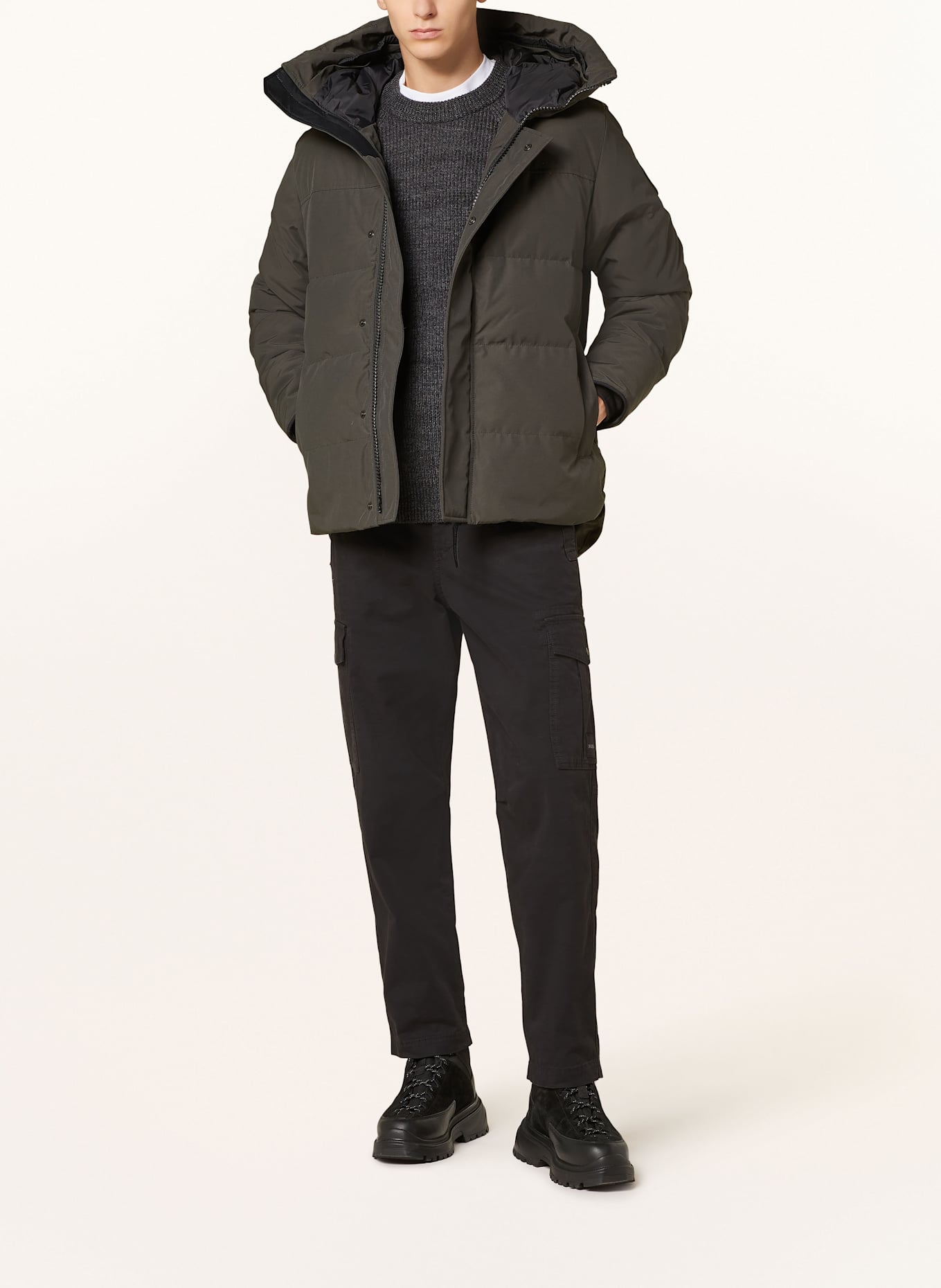 CANADA GOOSE Daunenjacke MACMILLAN: DUNKELGRAU