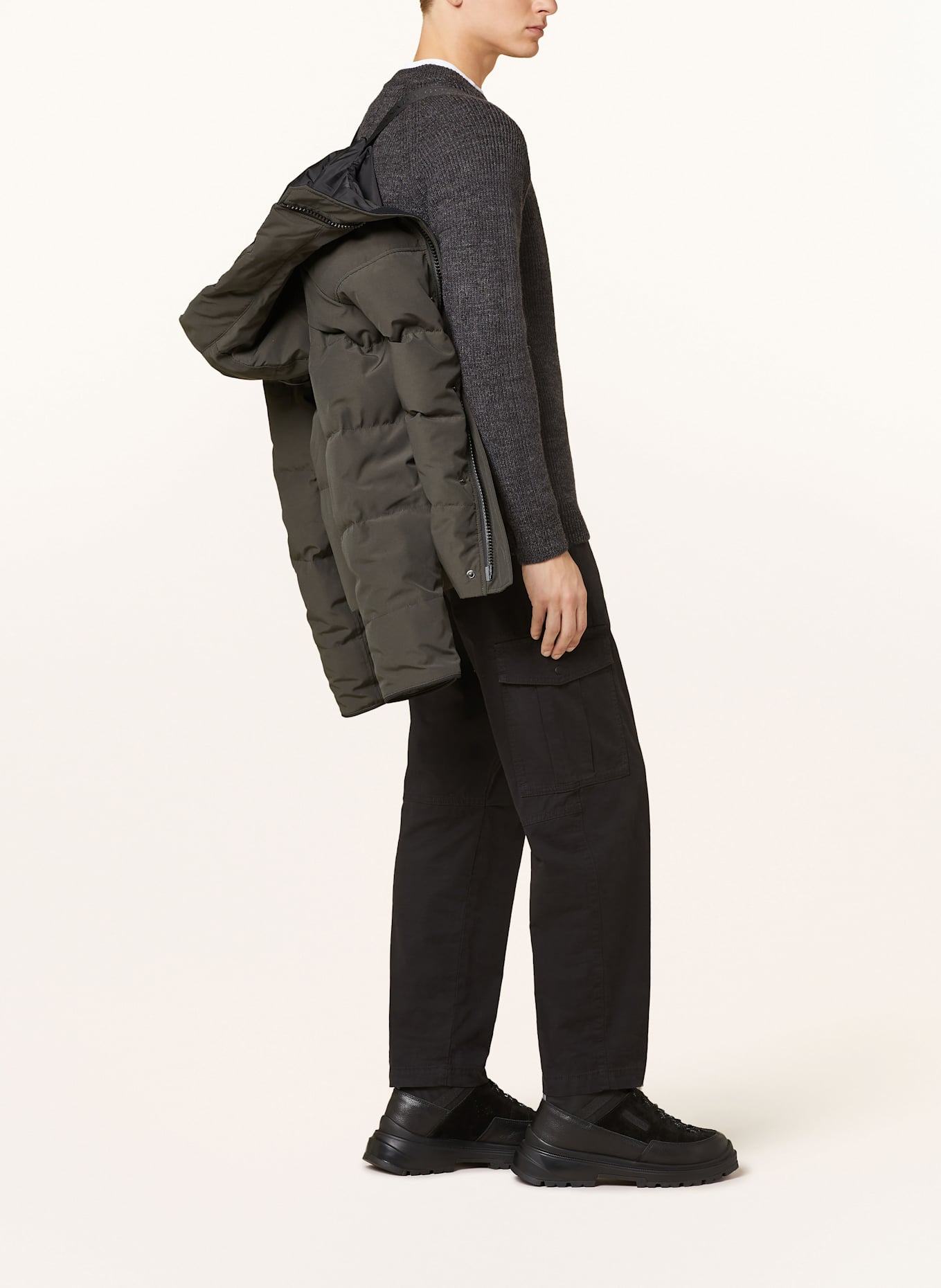 CANADA GOOSE Daunenjacke MACMILLAN: DUNKELGRAU