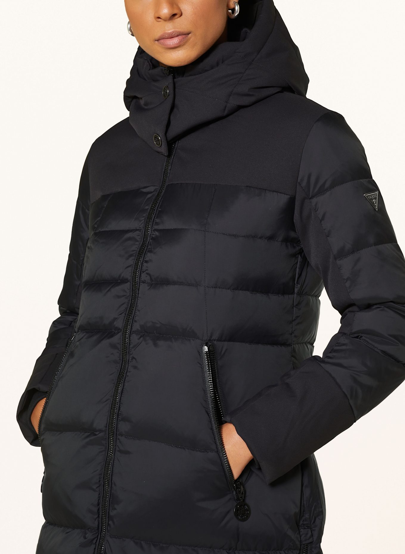 GUESS CAROLYN down coat in black
