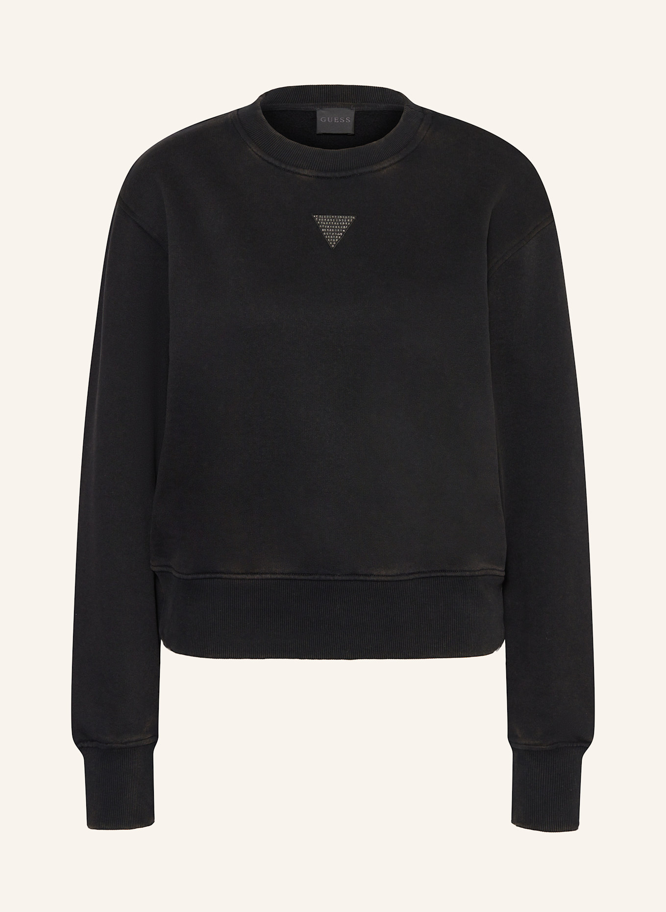 Guess sweatshirt black best sale