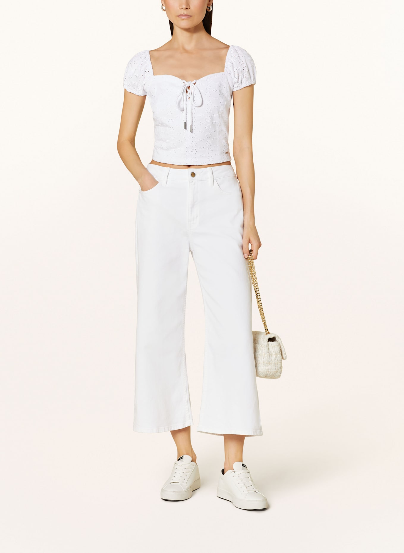 GUESS ELIANE shirt blouse: WHITE