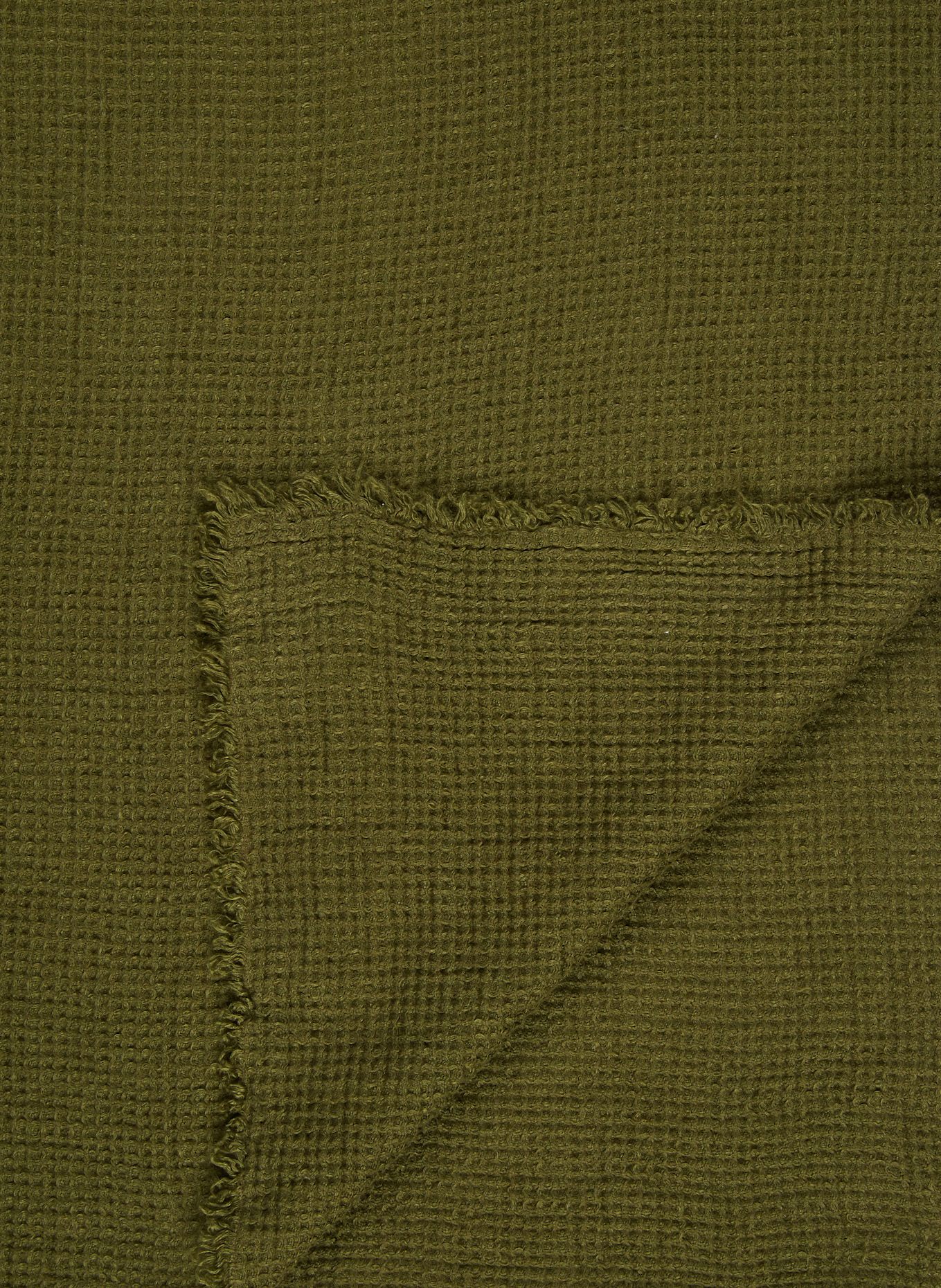 zoeppritz Leinen-Plaid HONEYBEE: OLIV