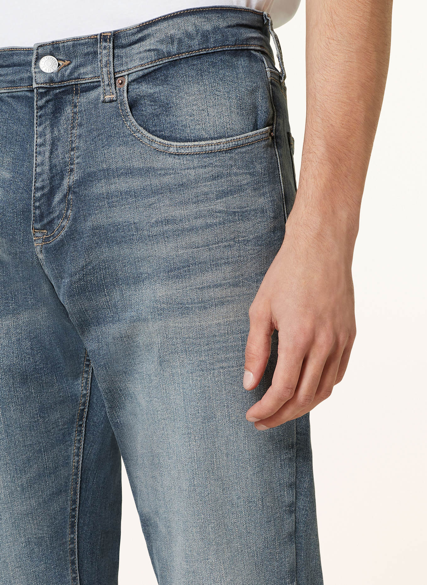 TOMMY JEANS Jeans SCANTON Slim Fit: 1BK Denim Dark