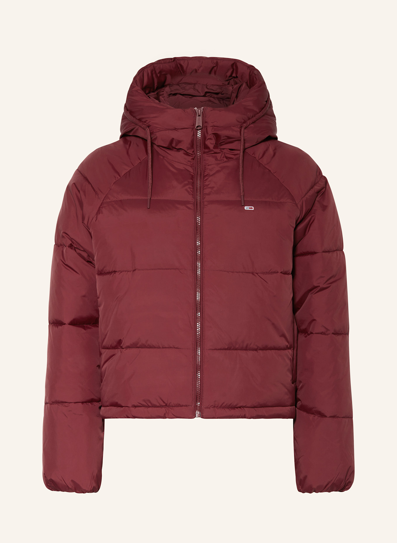 TOMMY JEANS Quilted jacket: DARK RED