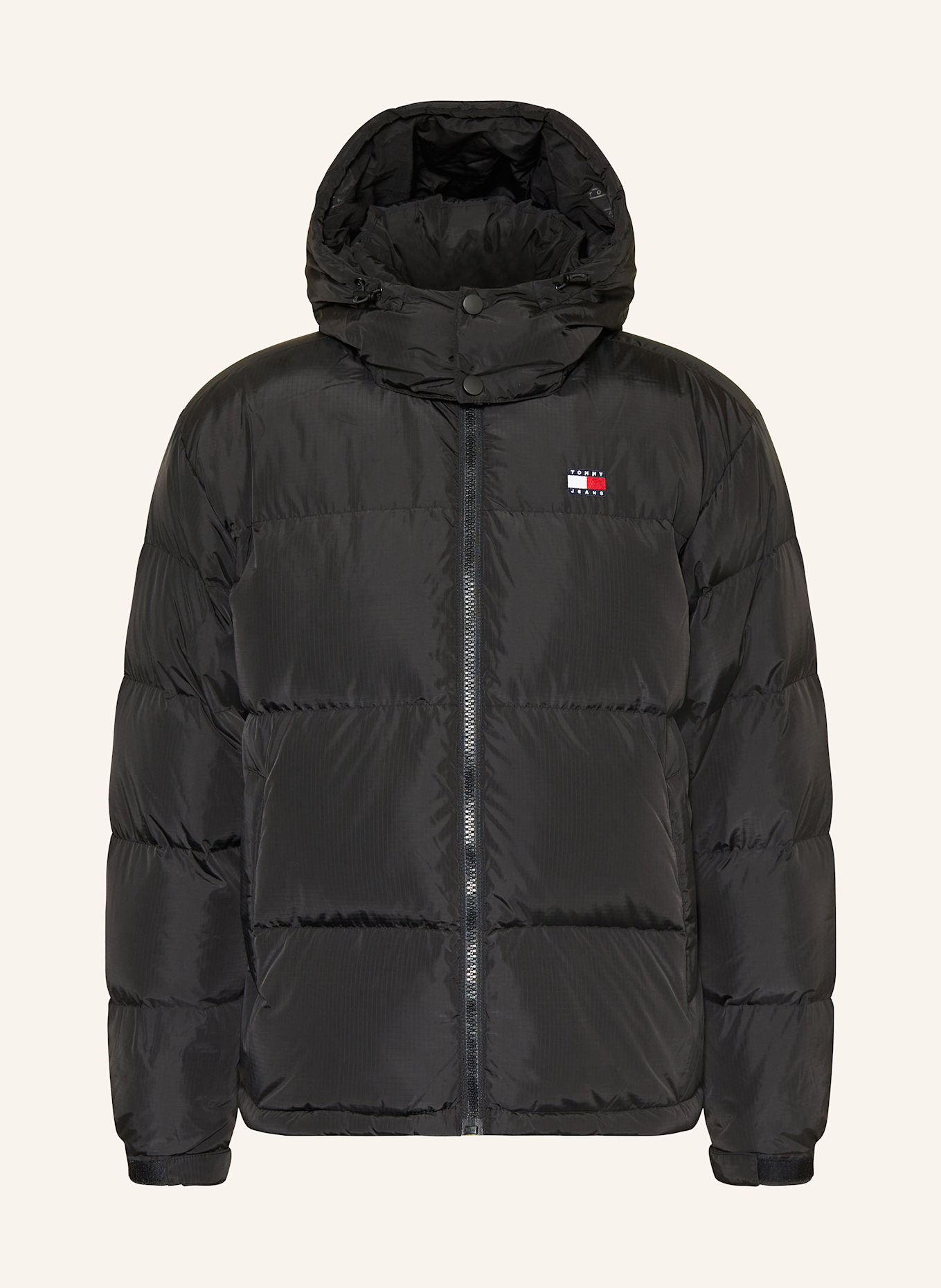 TOMMY JEANS Down jacket ALASKA with detachable hood: BLACK