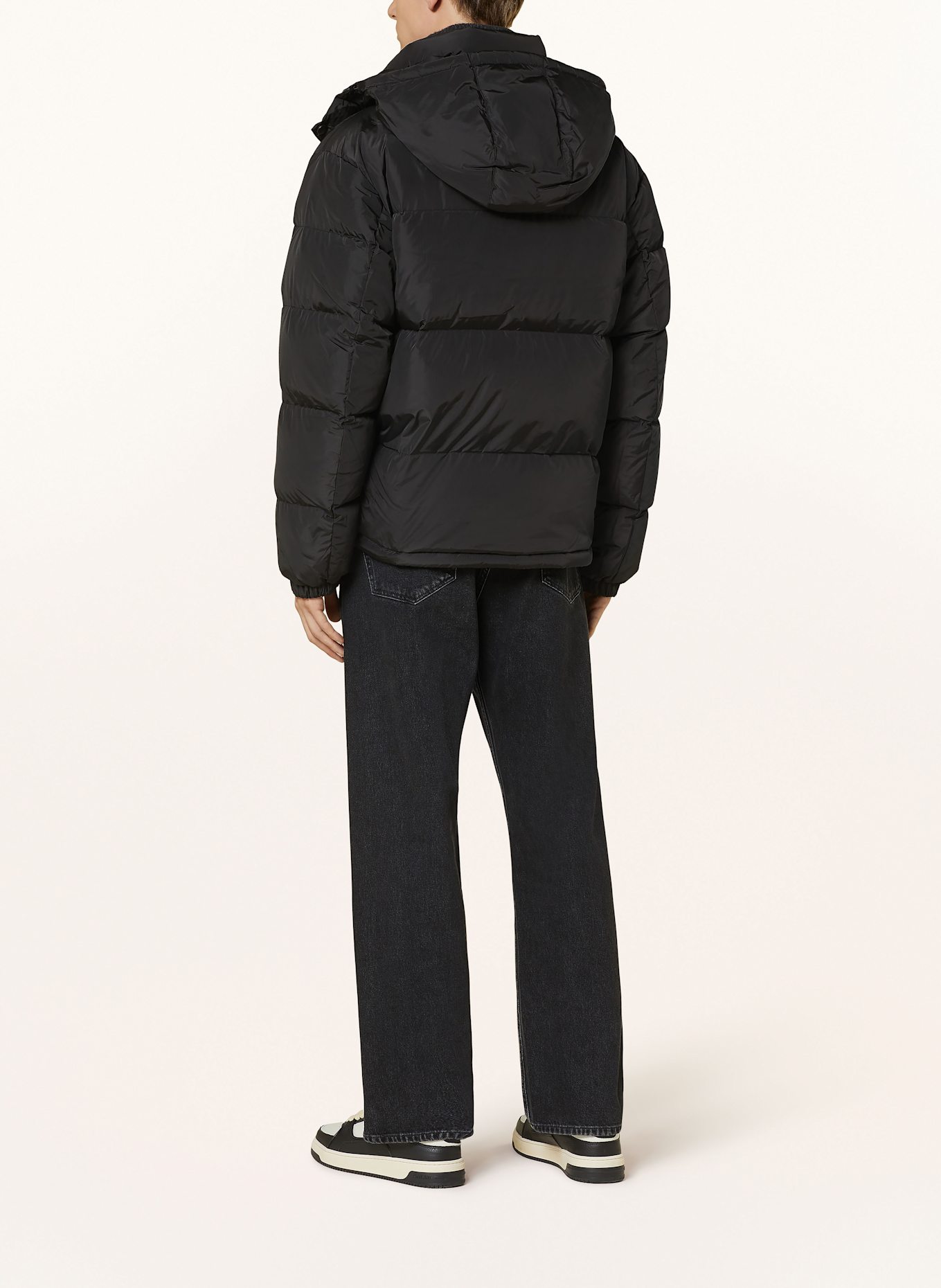 TOMMY JEANS Down jacket ALASKA with detachable hood: BLACK