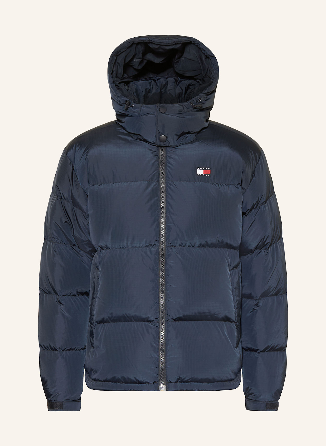 TOMMY JEANS Daunenjacke ALASKA mit abnehmbarer Kapuze: DUNKELBLAU