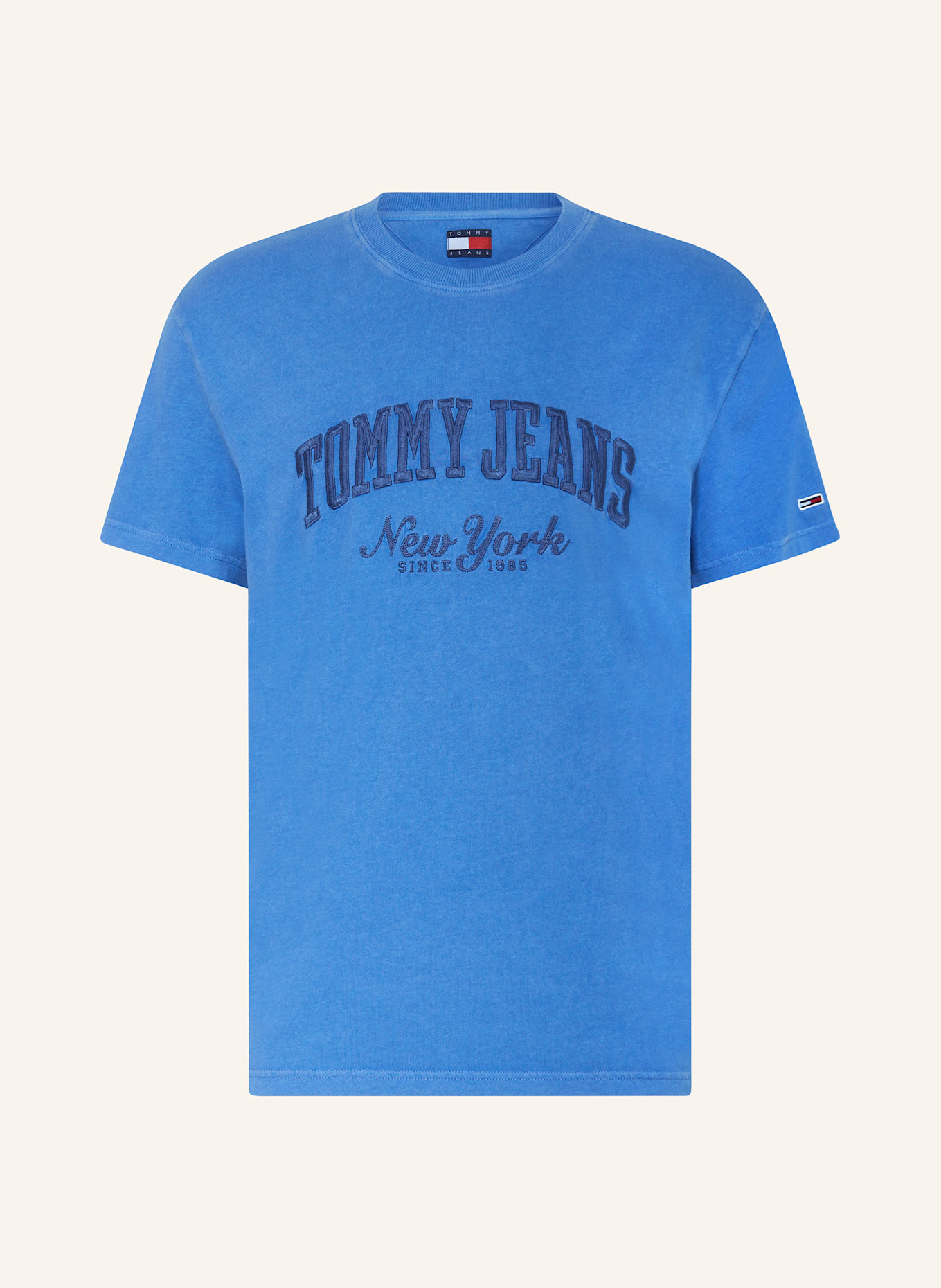 TOMMY JEANS T-Shirt: BLAU / DUNKELBLAU