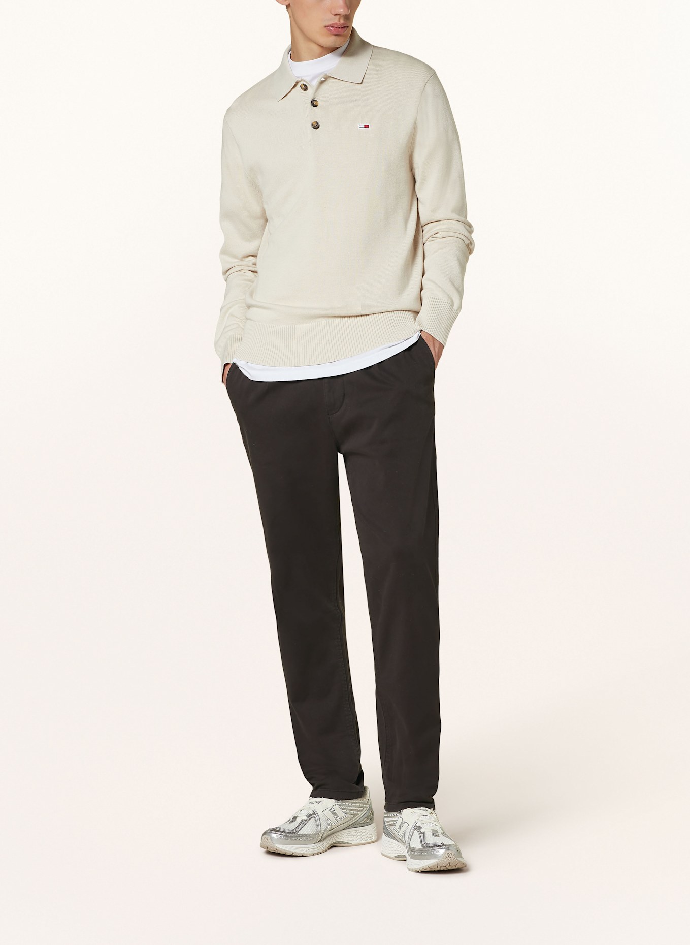 TOMMY JEANS Chinos relaxed fit: BLACK