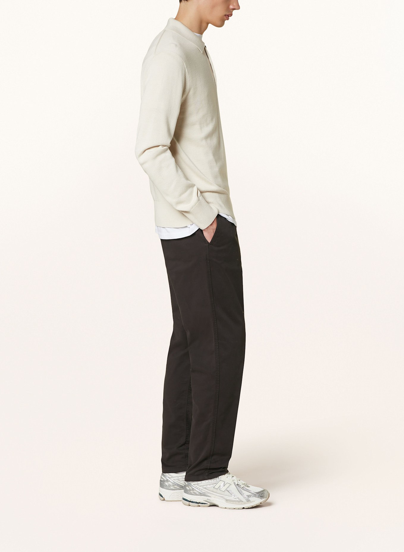 TOMMY JEANS Chinos relaxed fit: BLACK