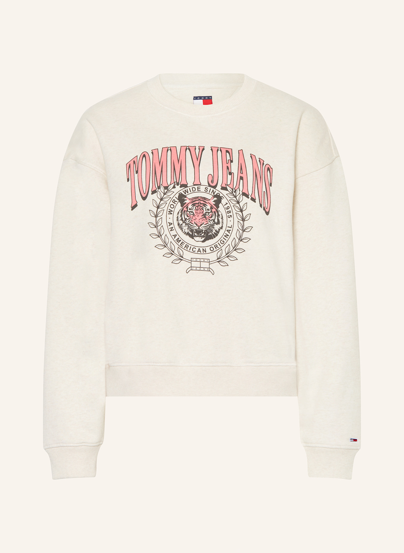 Tommy jeans white sweatshirt womens hotsell