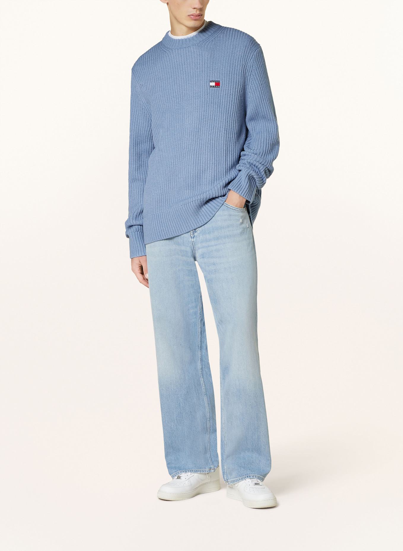 TOMMY JEANS Pullover: BLAU