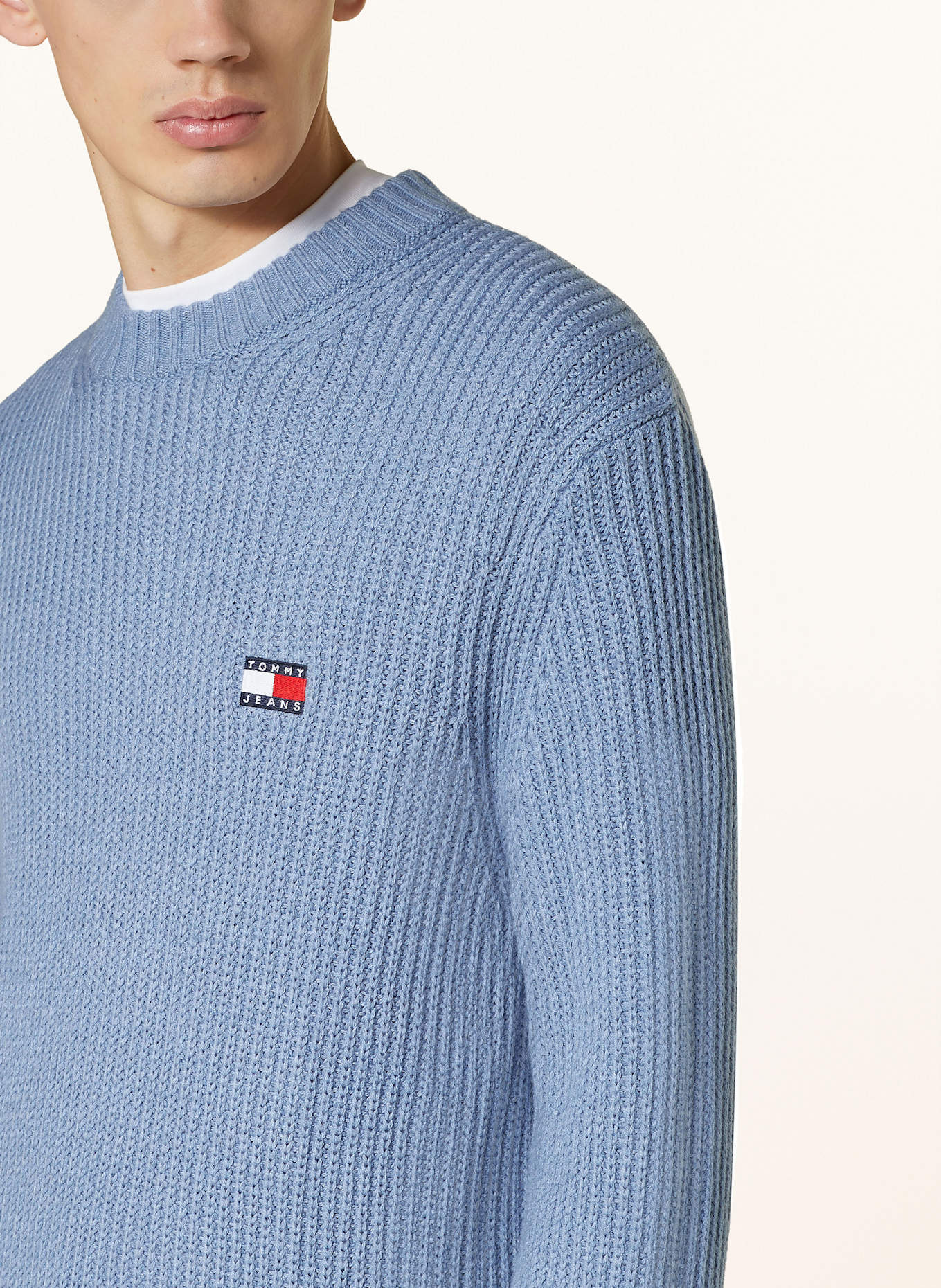 TOMMY JEANS Pullover: BLAU