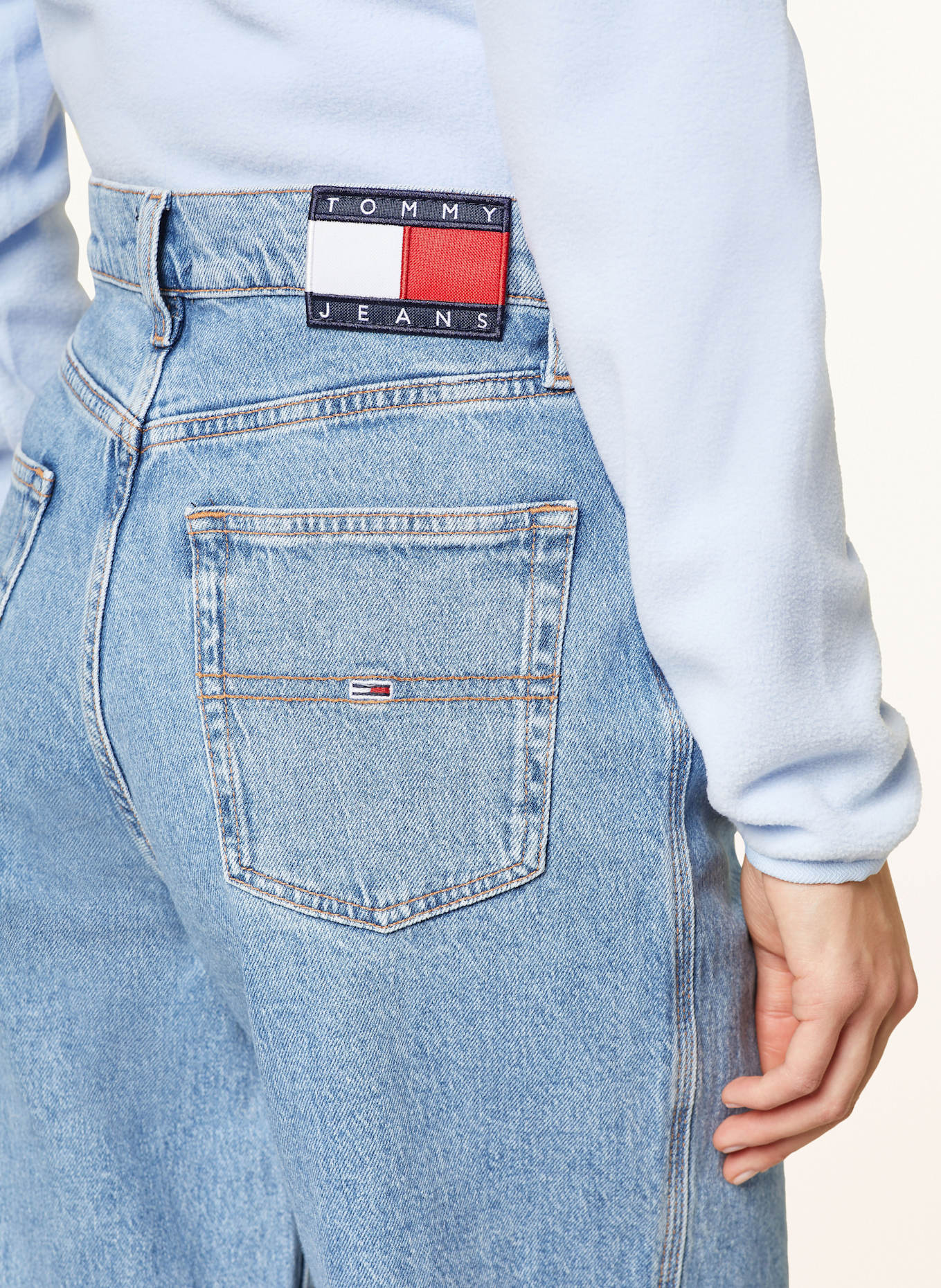 TOMMY JEANS Wide Leg Jeans CLAIRE: 1AB Denim Light