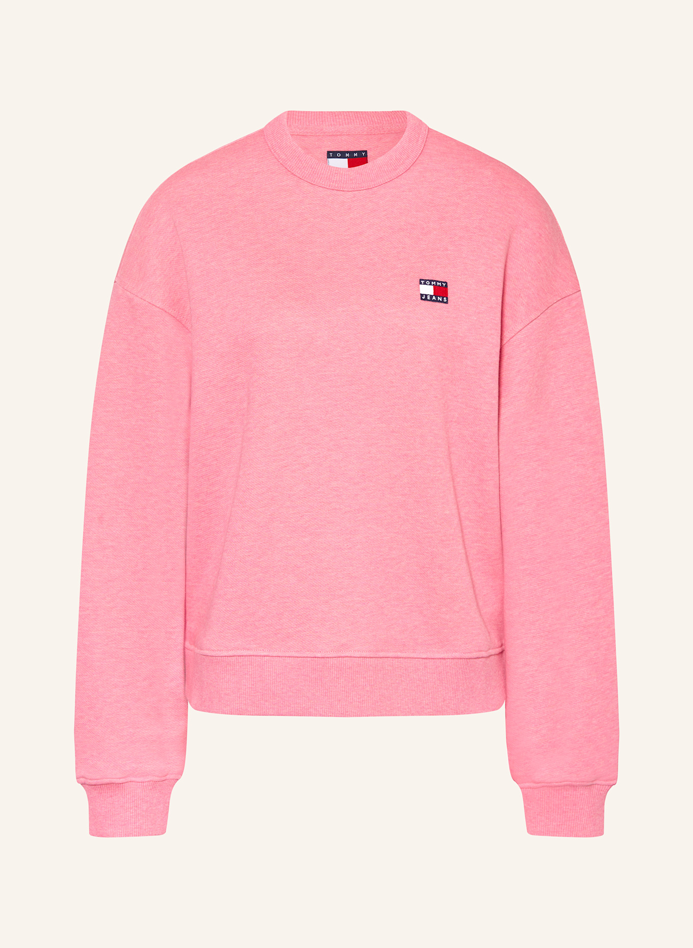 Pink tommy jeans sweatshirt sales