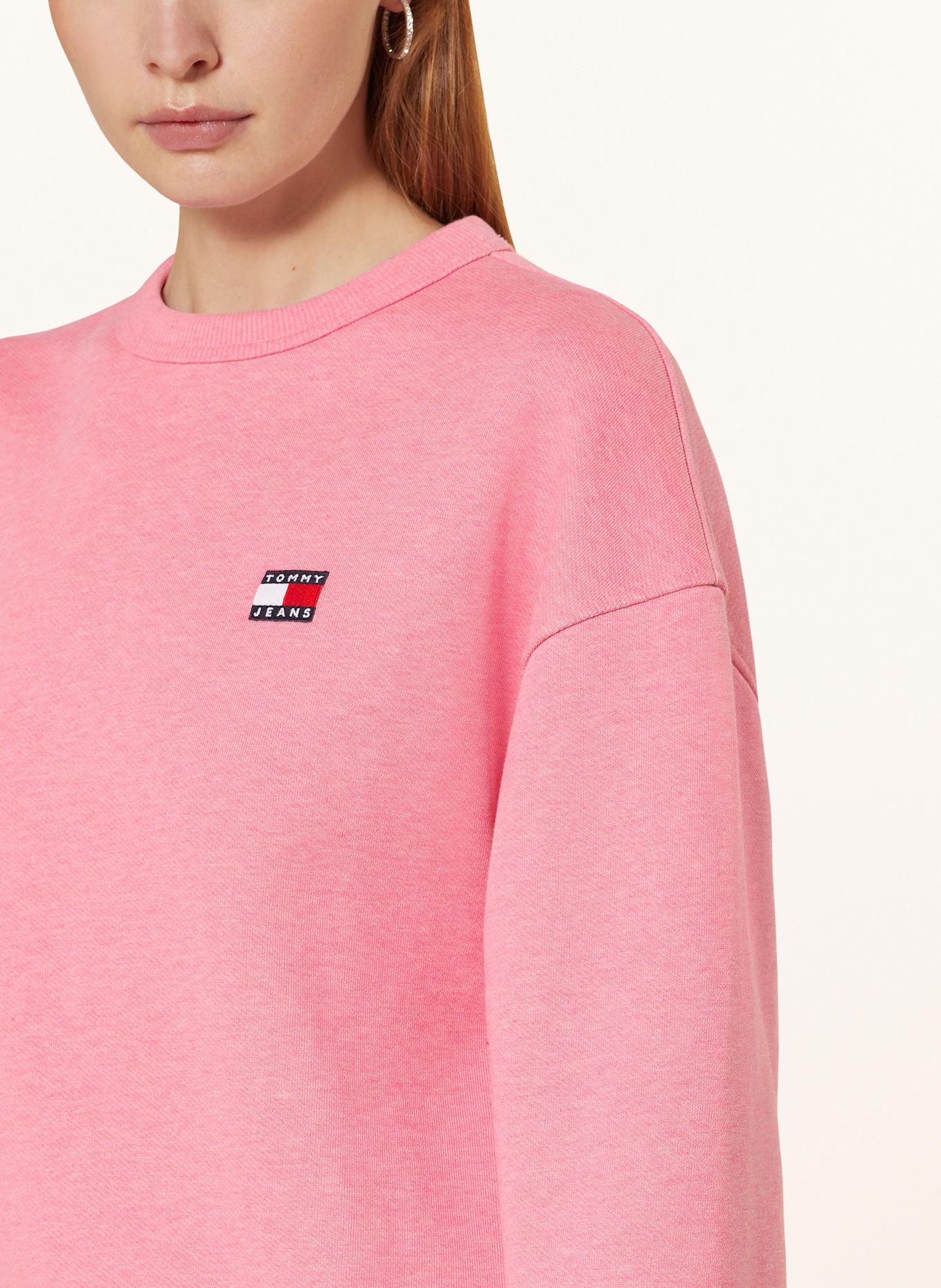 Pink tommy sweatshirt hot sale
