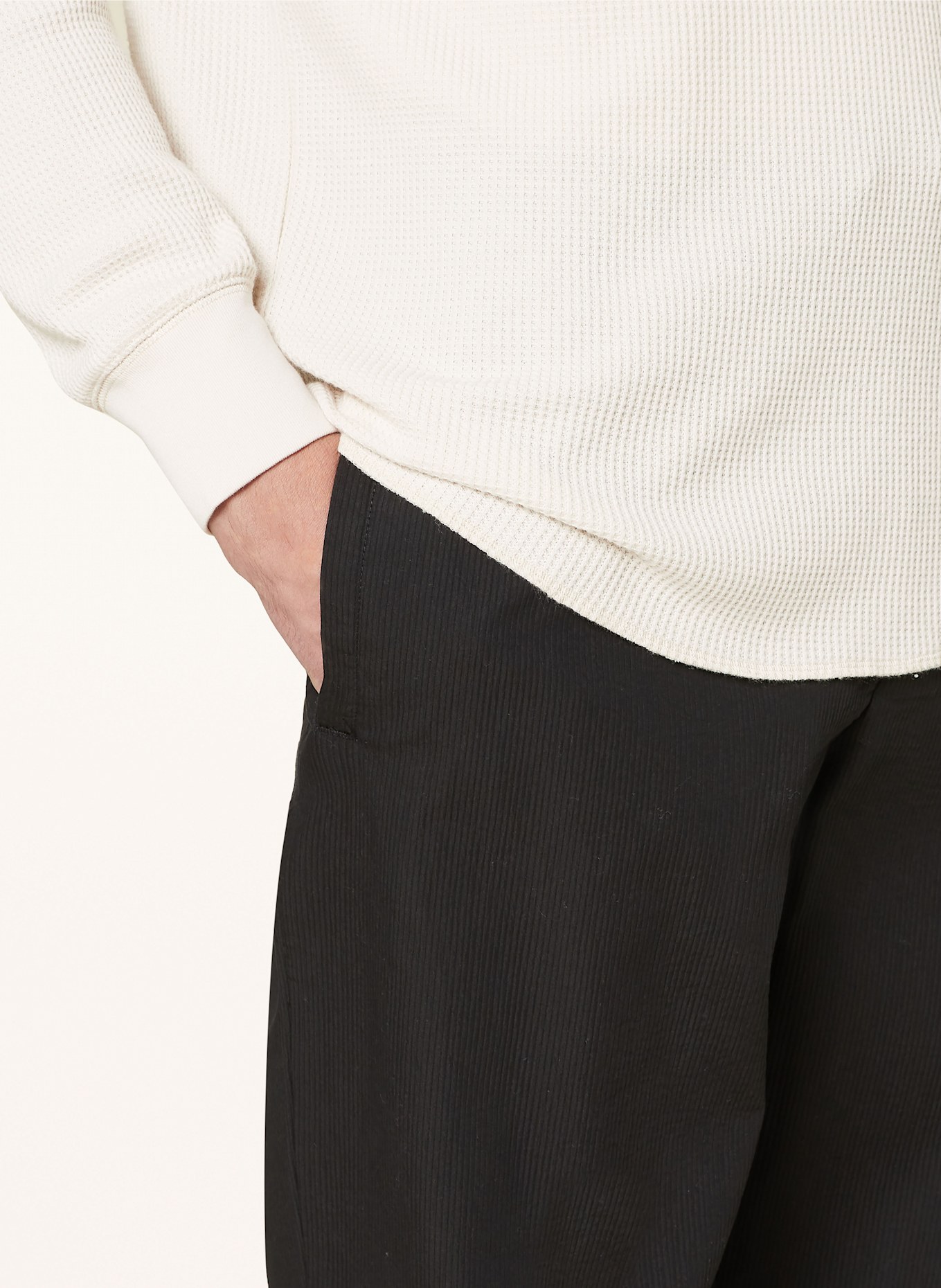 TOMMY JEANS Longsleeve: CREME