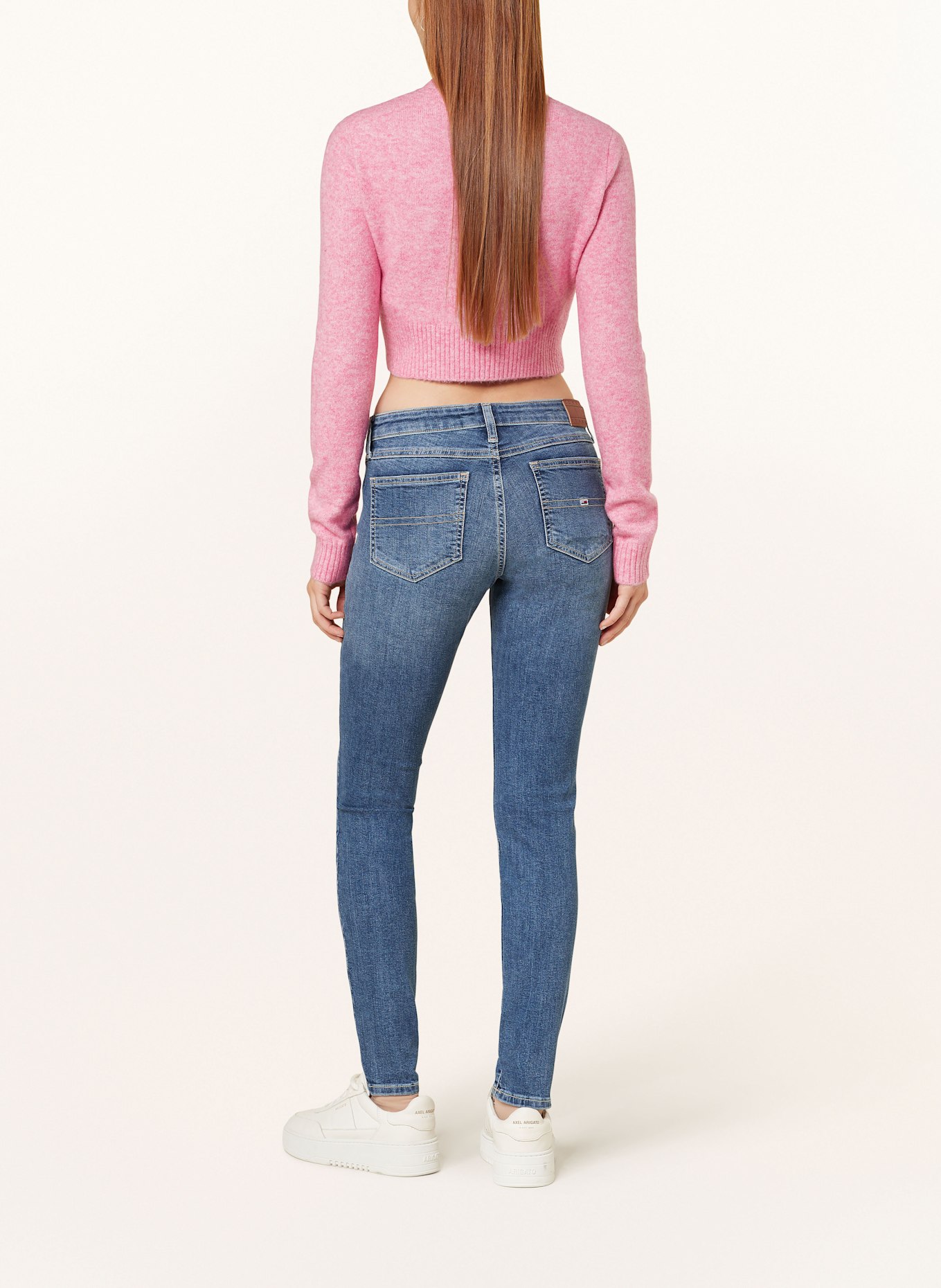 TOMMY JEANS Cropped-Pullover: ROSA