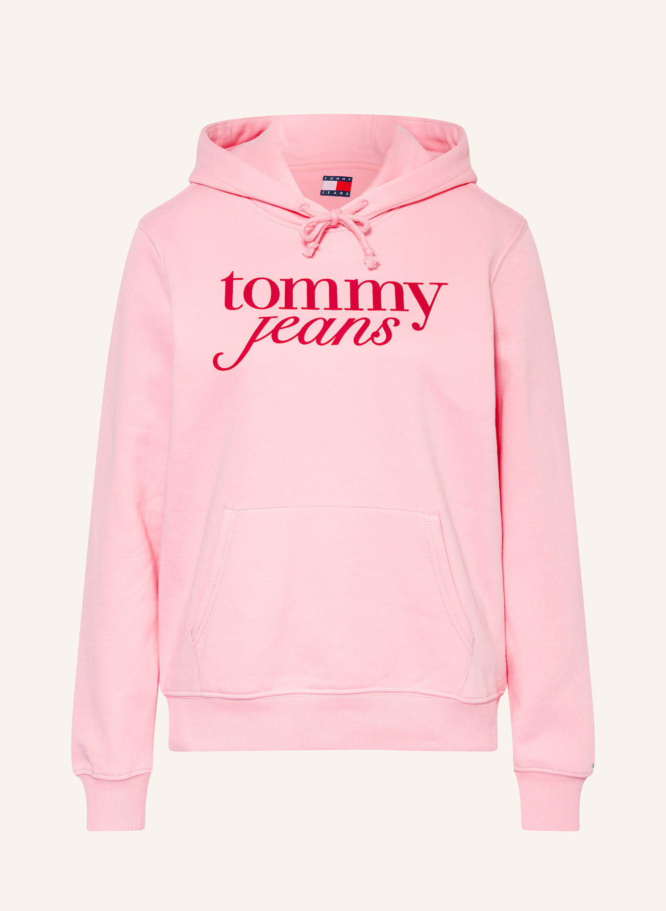 TOMMY JEANS Bluza z kapturem: RÓŻOWY