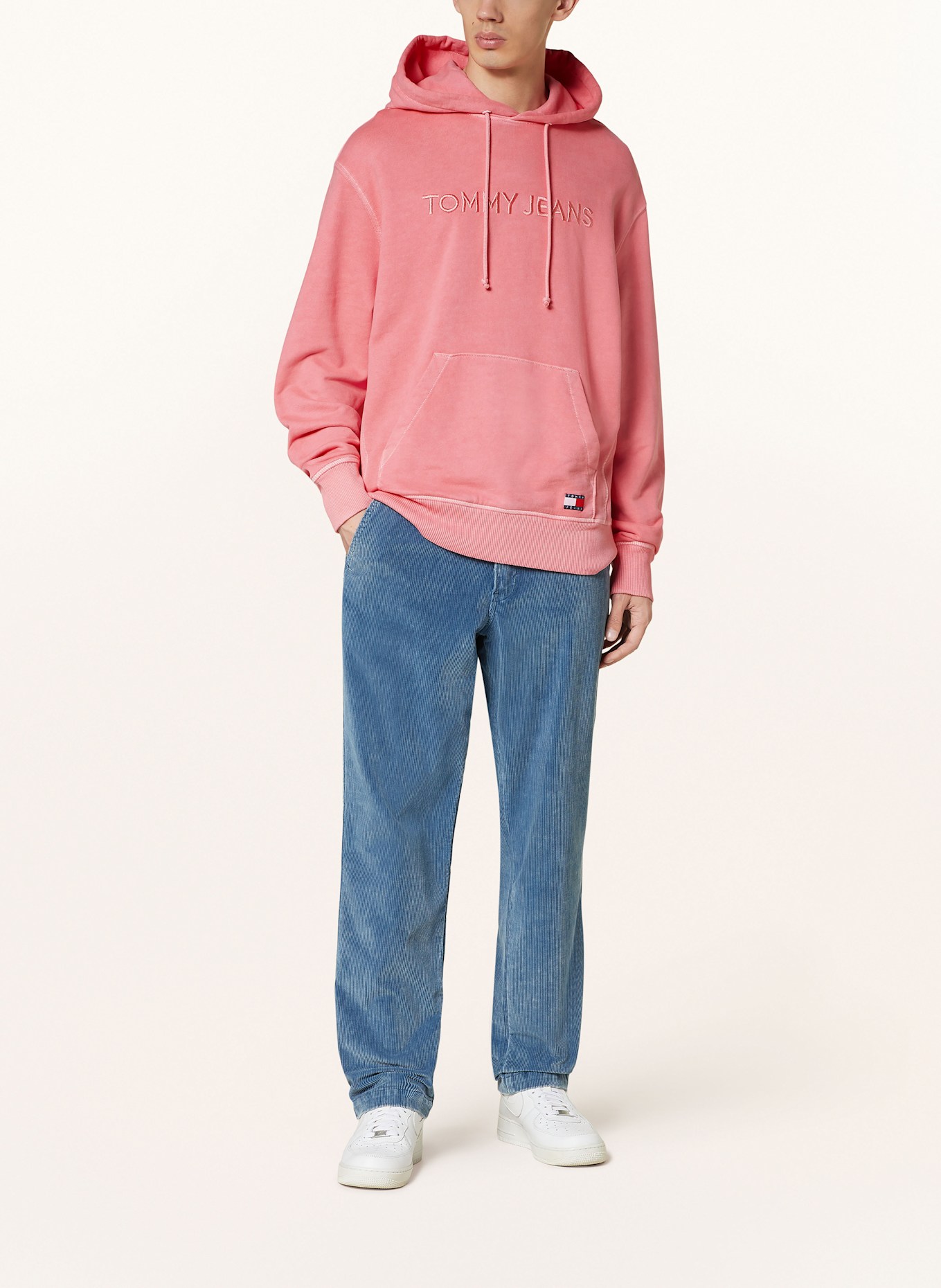 Pink tommy jeans hoodie top