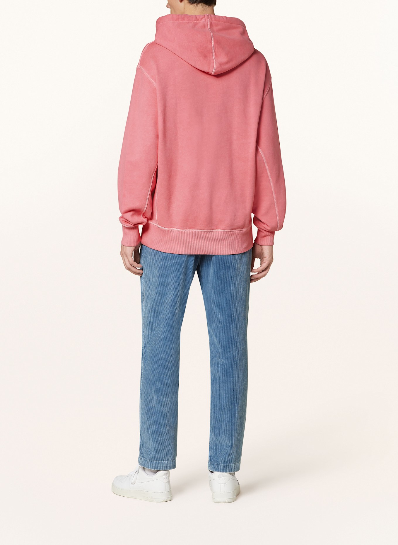 TOMMY JEANS Bluza z kapturem: MOCNORÓŻOWY