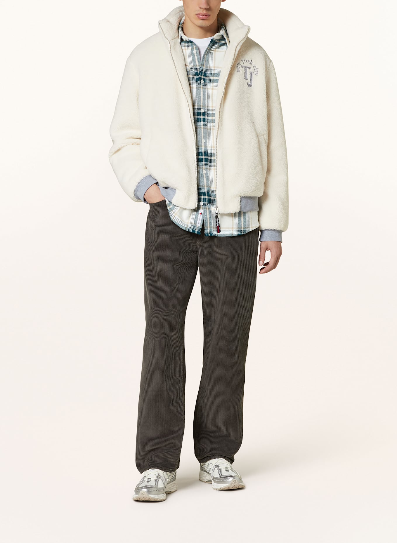 Tommy jeans teddy bomber jacket top