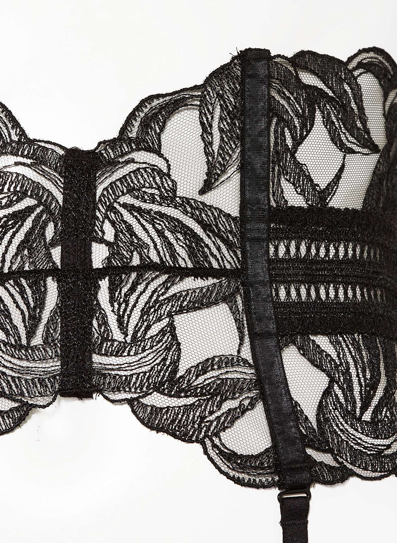 Aubade Pasy do pończoch INTO THE GROOVE: CZARNY