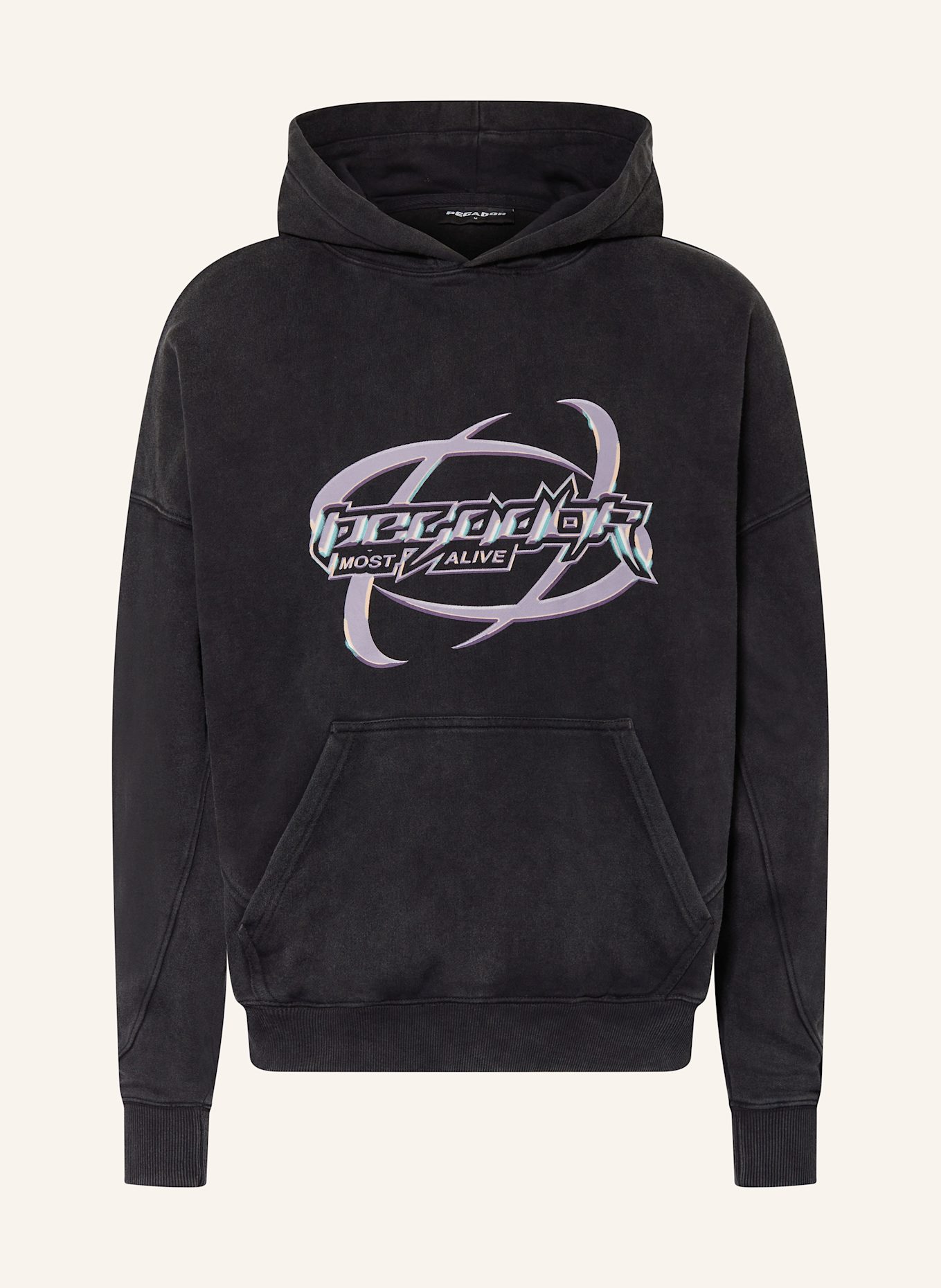 PEGADOR Hoodie MILL: BLACK