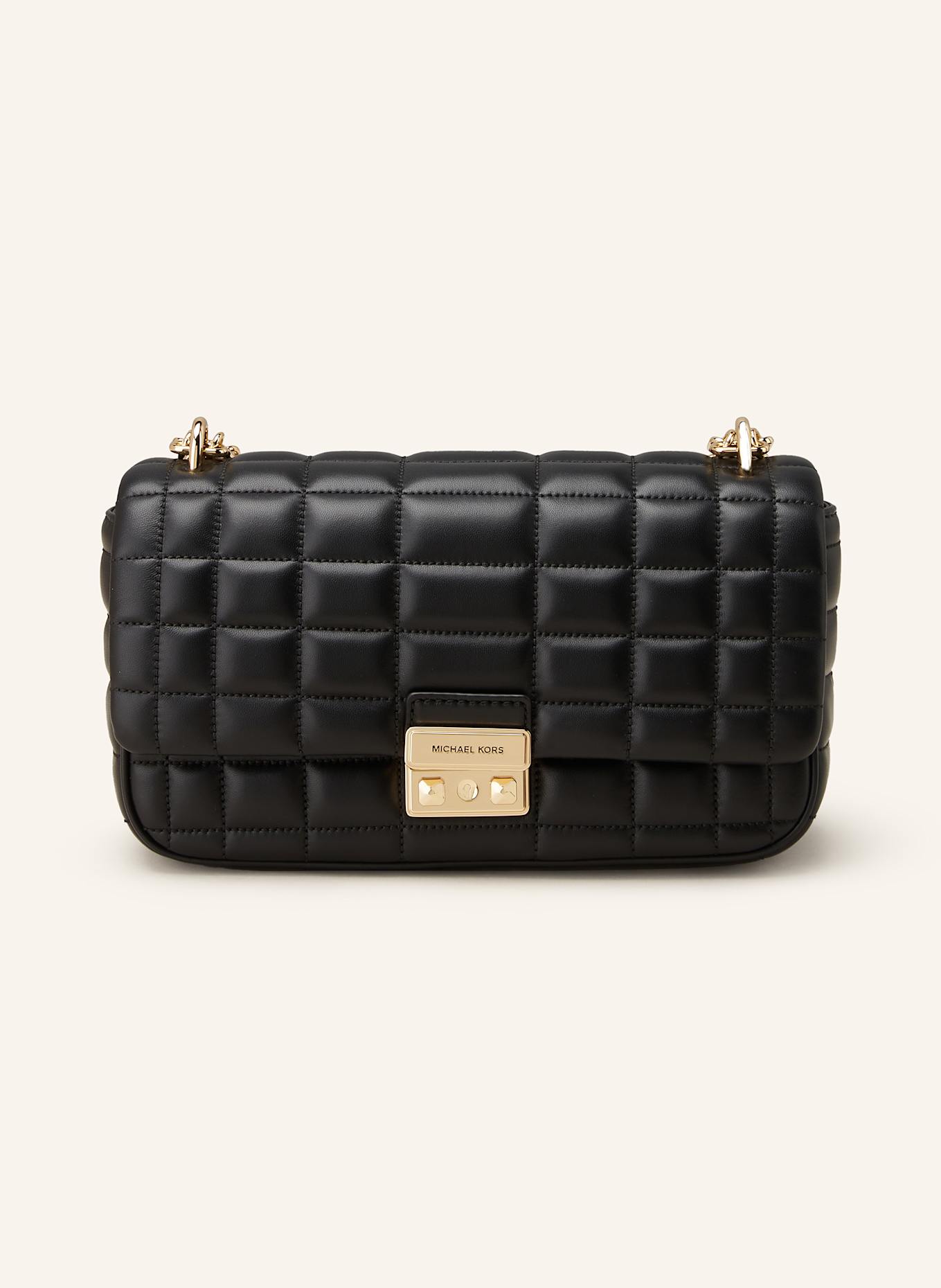Michael kors black chain shoulder bag clearance