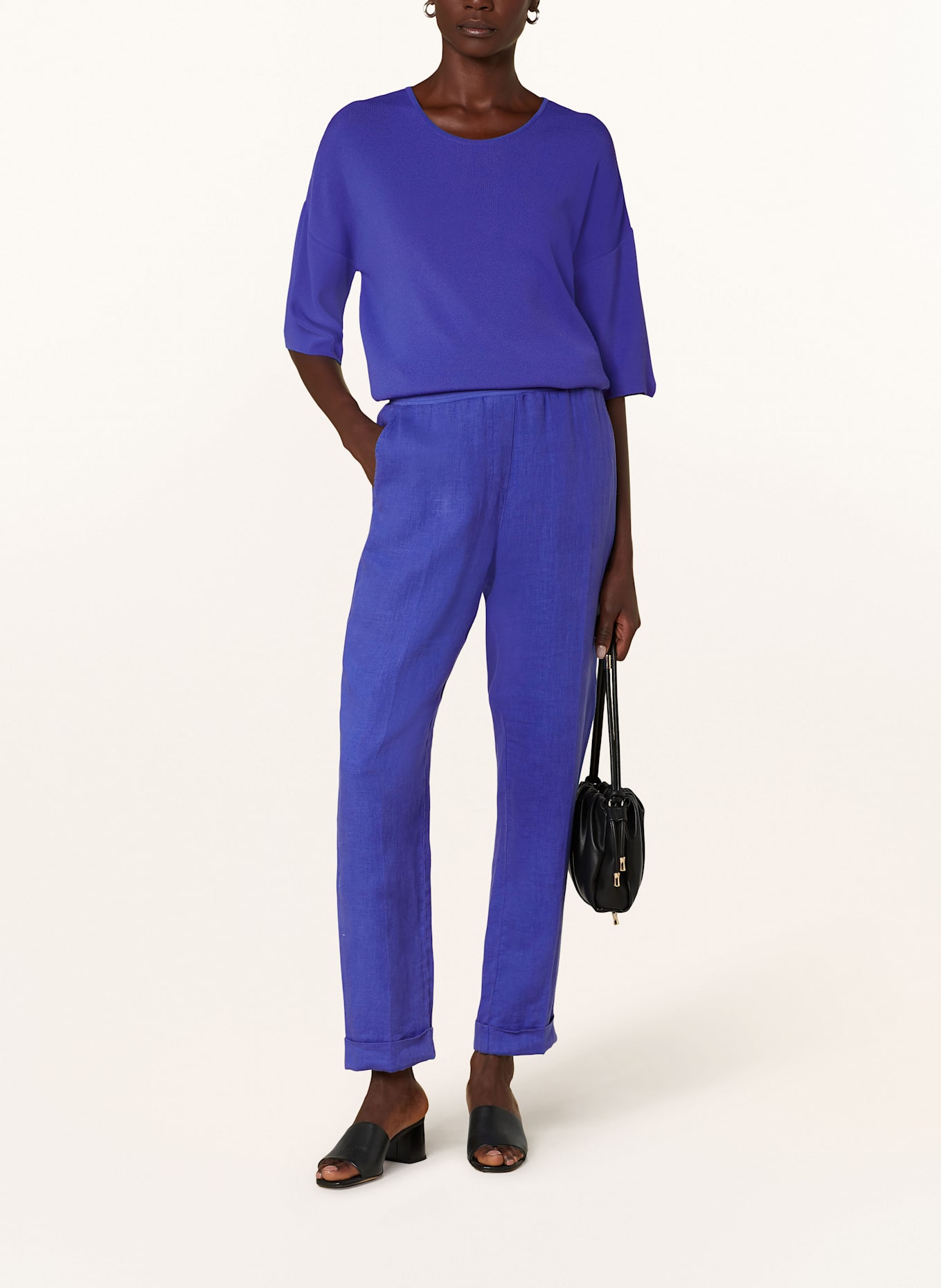 RIANI Leinenhose: BLAU