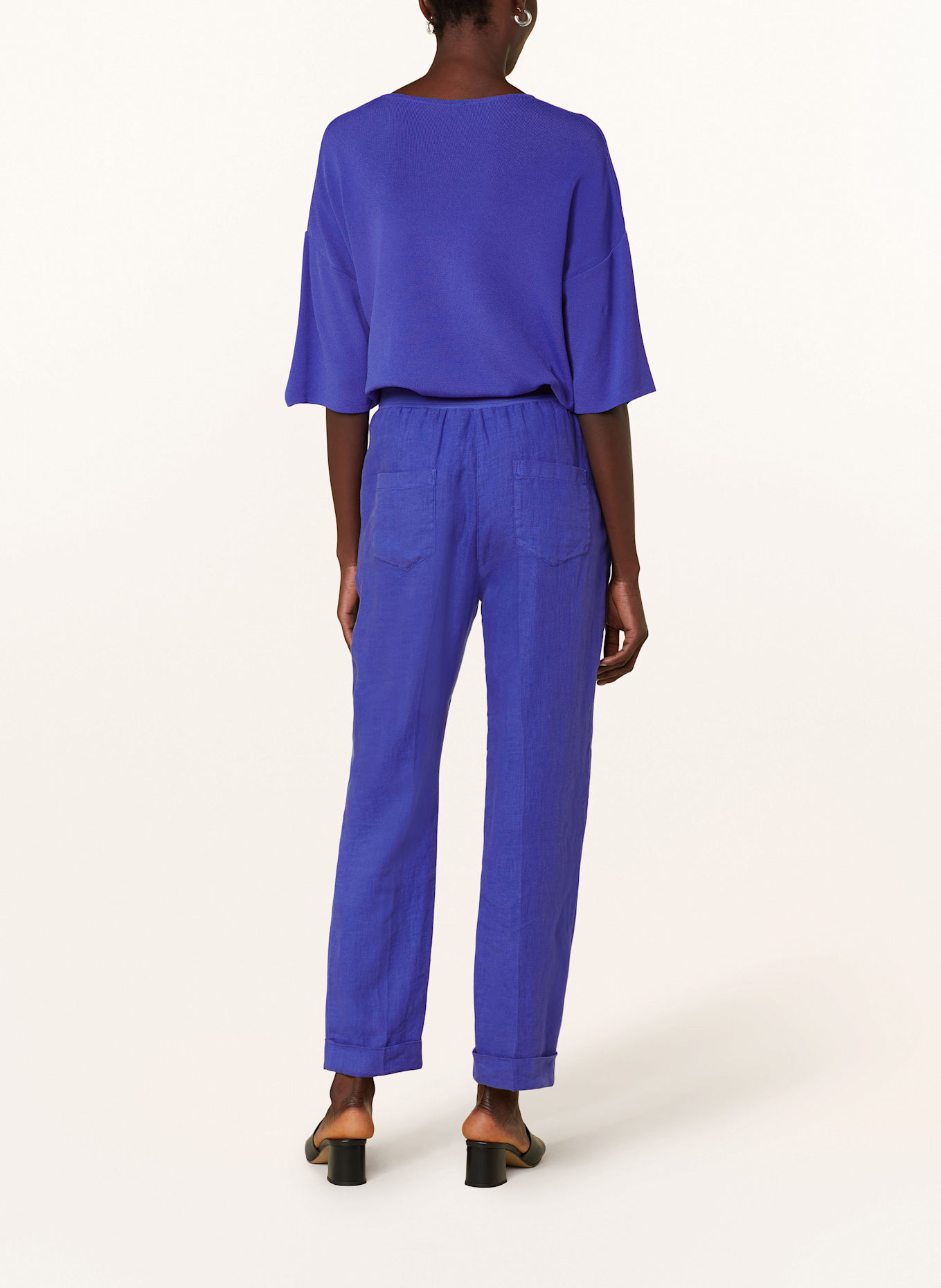 RIANI Leinenhose: BLAU