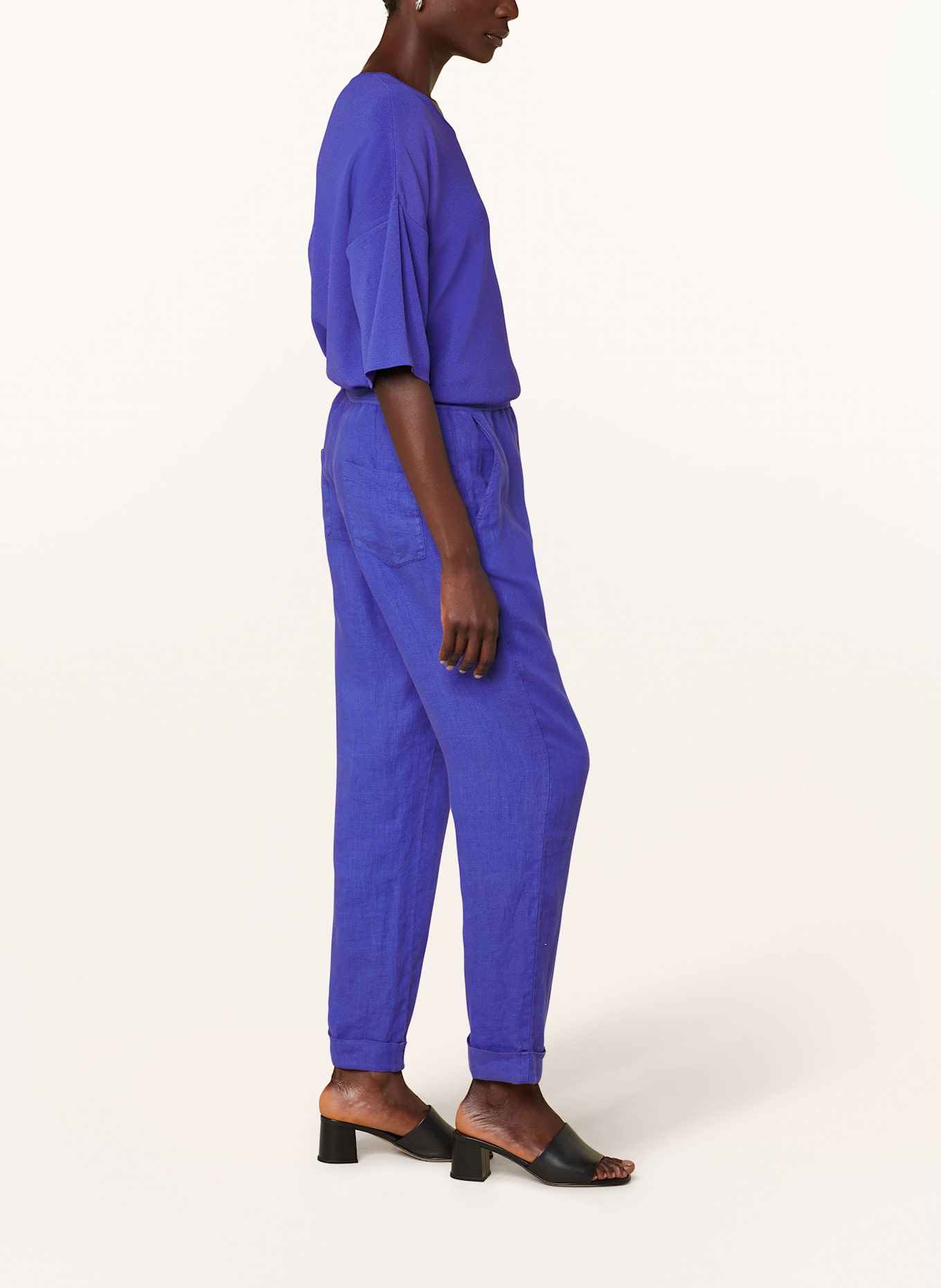 RIANI Leinenhose: BLAU