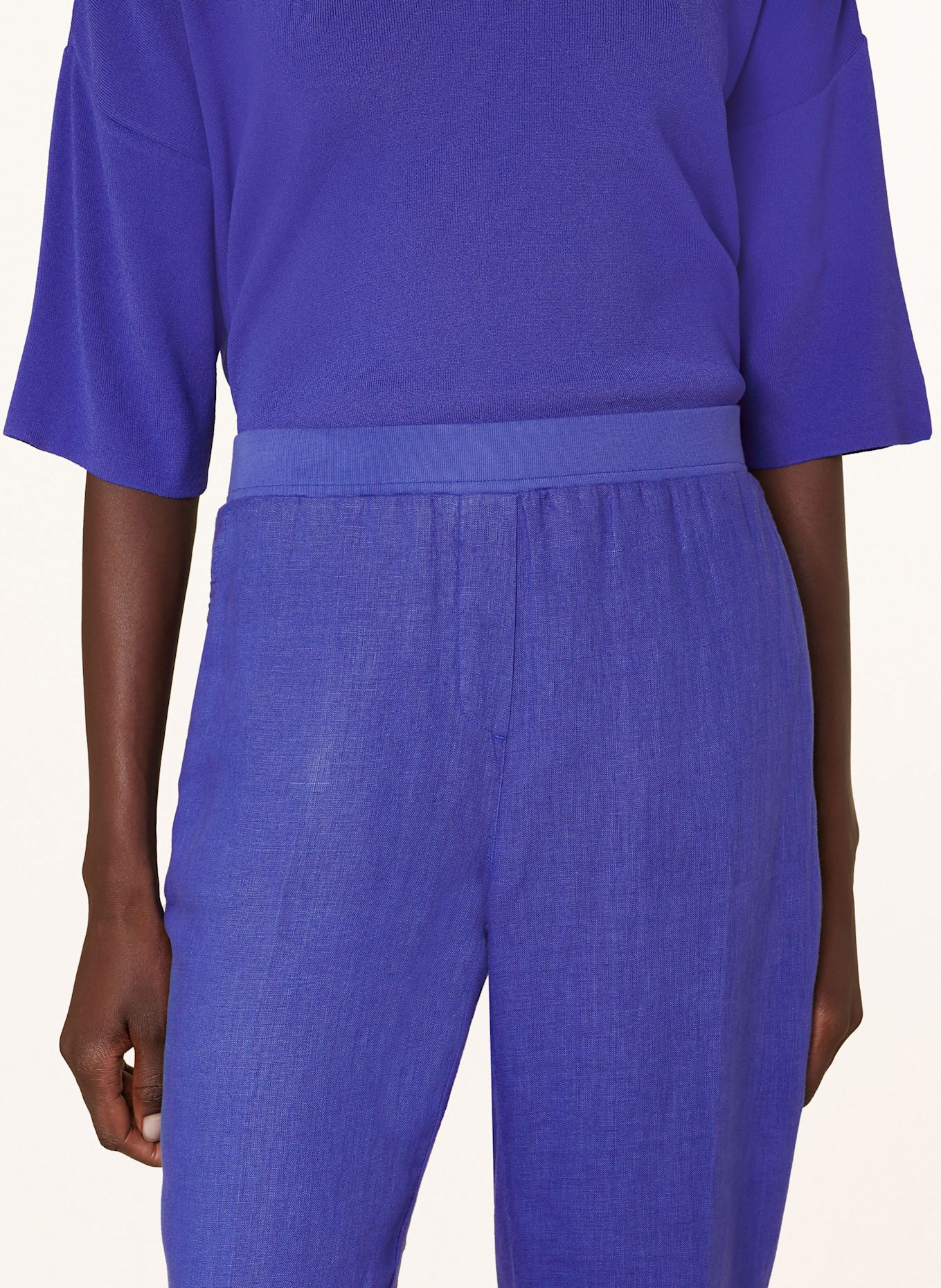 RIANI Leinenhose: BLAU