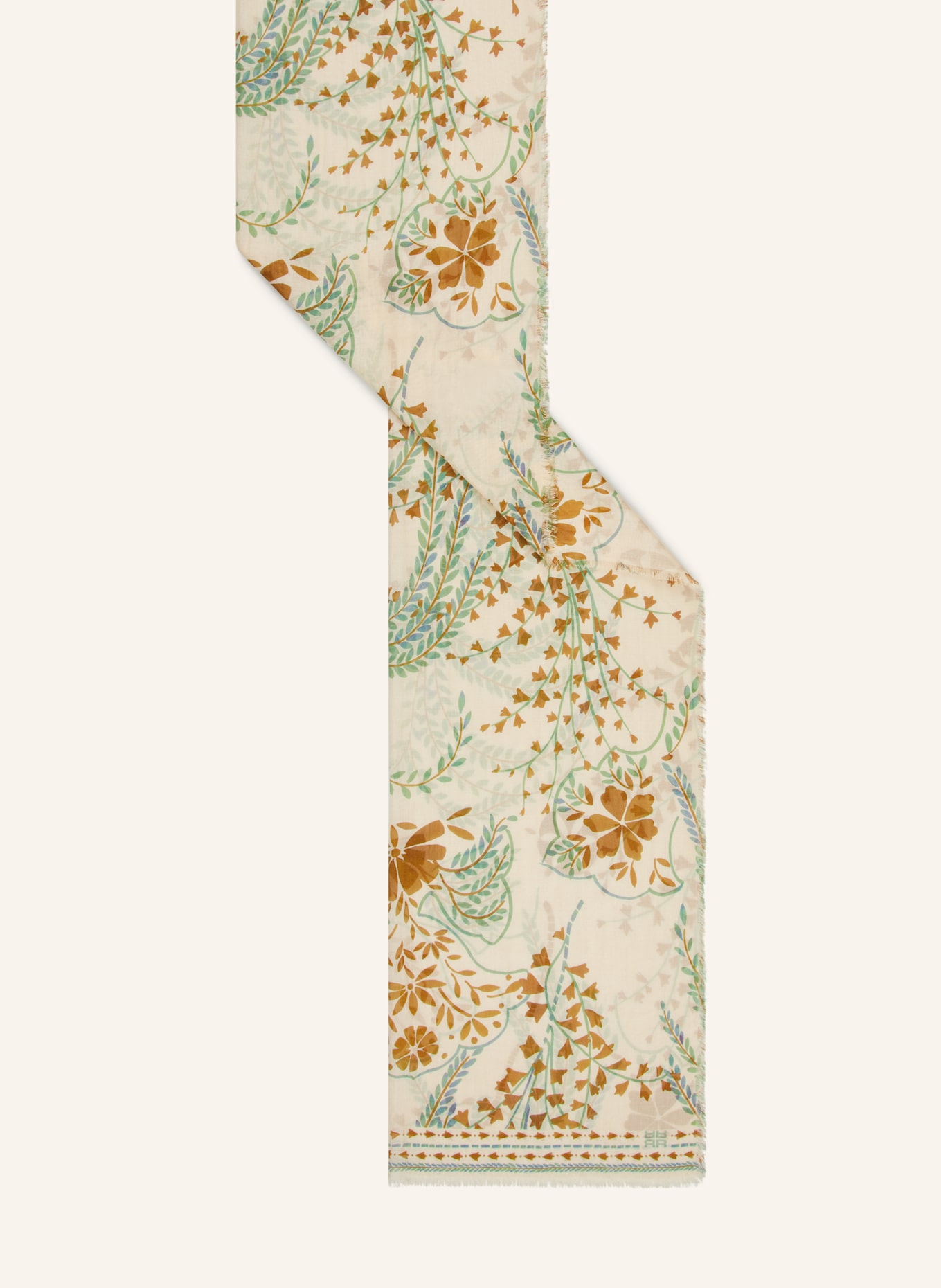 RIANI Szal: JASNOBRĄZOWY / BRĄZOWY / ZIELONY