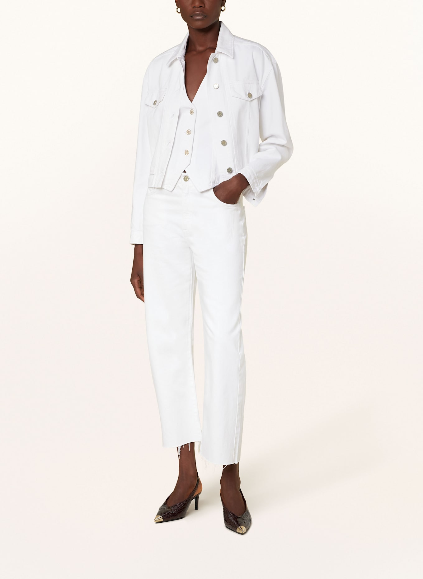 RIANI Jeansweste: WEISS