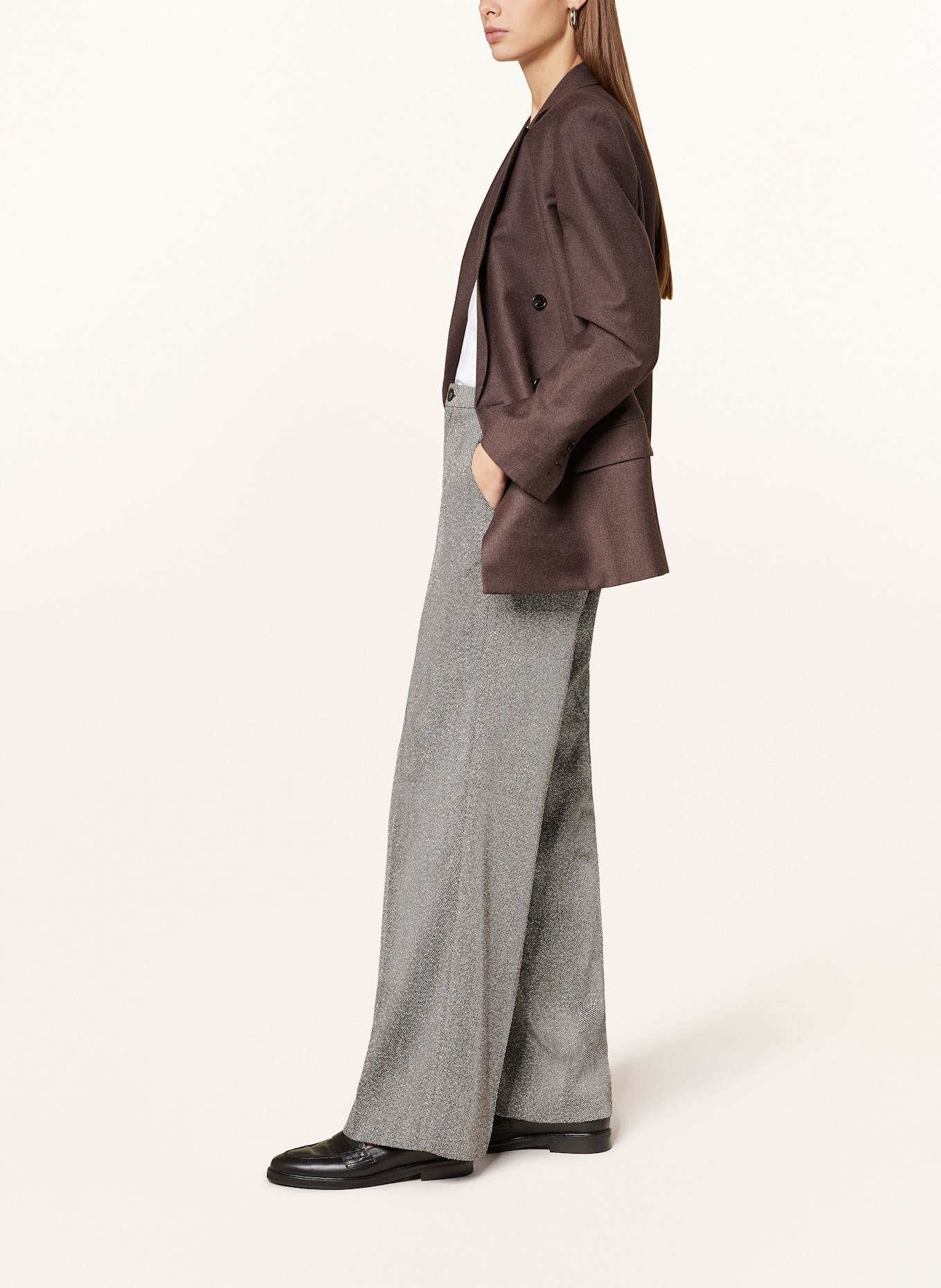 Part Two LINORAPW Missguided trousers: GRAY/ WHITE