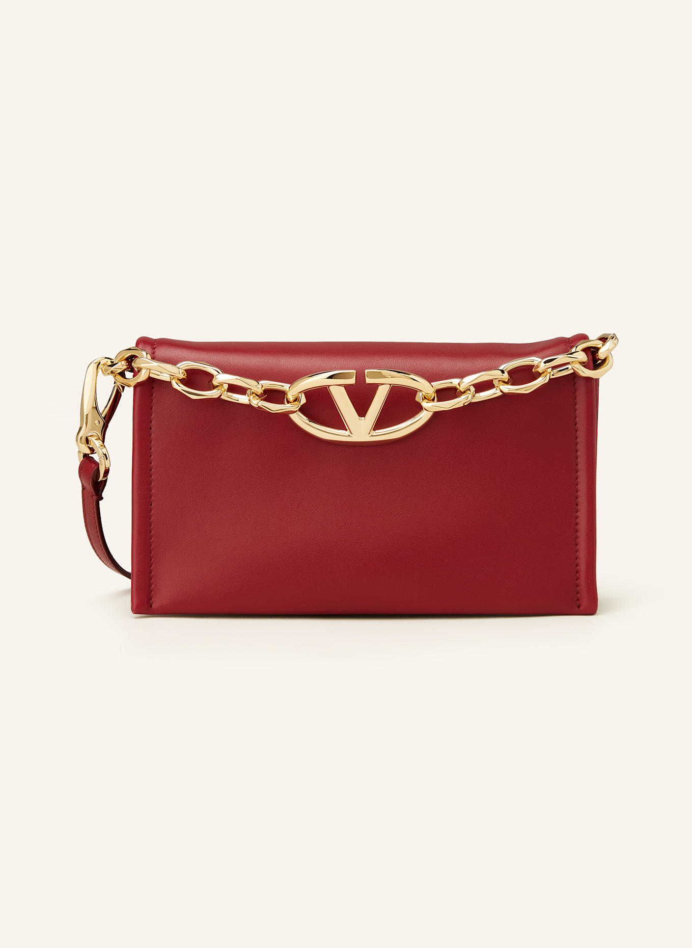 VALENTINO GARAVANI Clutch MINI in dark red
