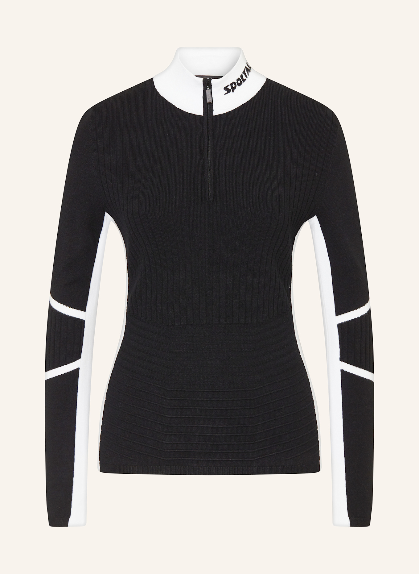Half white half black sweater new arrivals