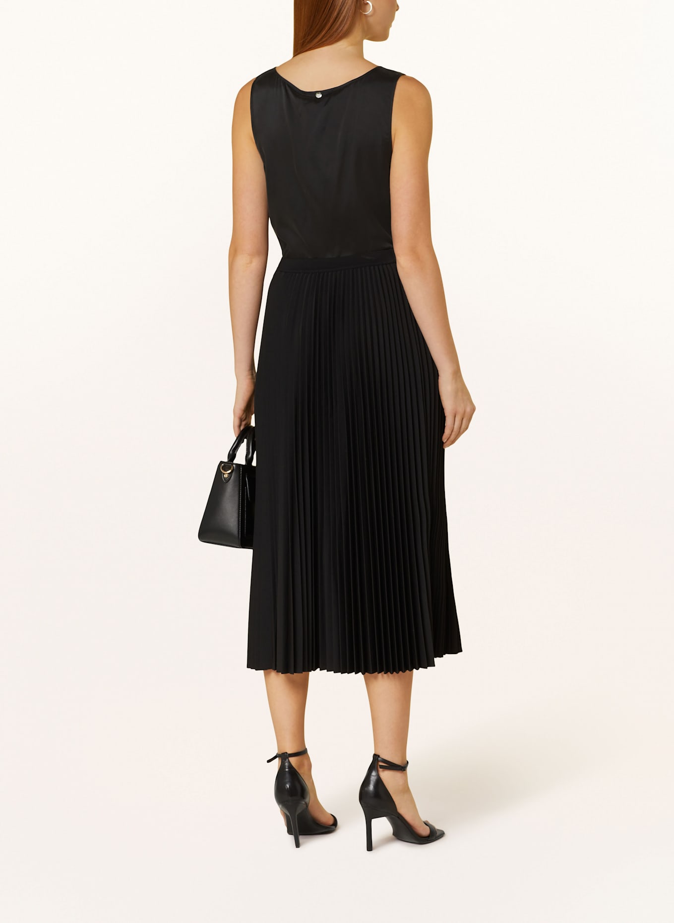 MOS MOSH MMASTRID silk blouse top, Color: BLACK (Image 3)